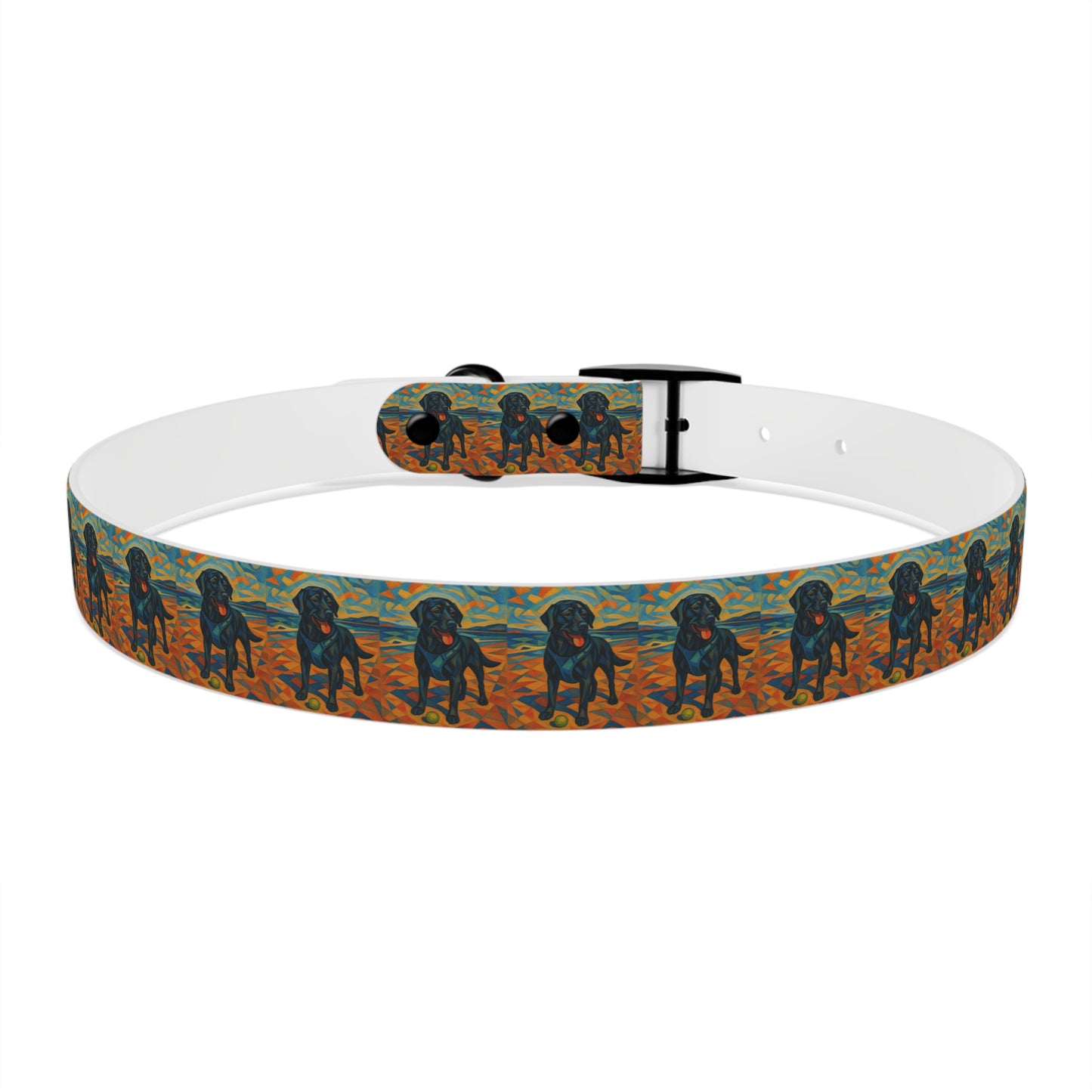 Vibrant Dog Collar with Playful Dog Design | Stylish Pet Accessory