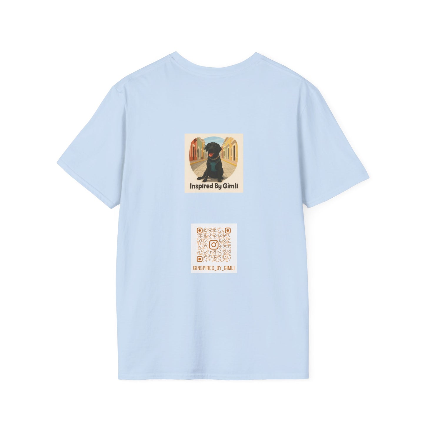 Humorous Dog-Themed Unisex Softstyle T-Shirt - 'Life's Ruff, Wear Goggles'