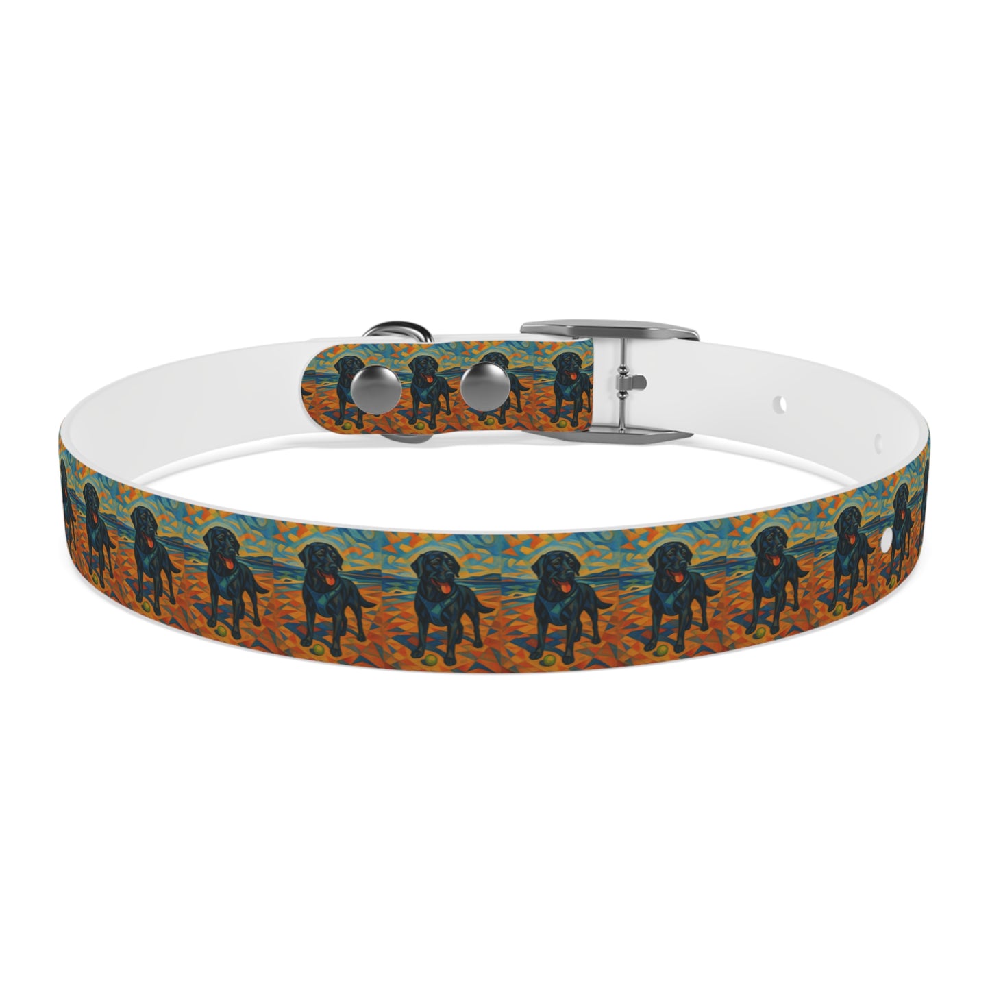 Vibrant Dog Collar with Playful Dog Design | Stylish Pet Accessory