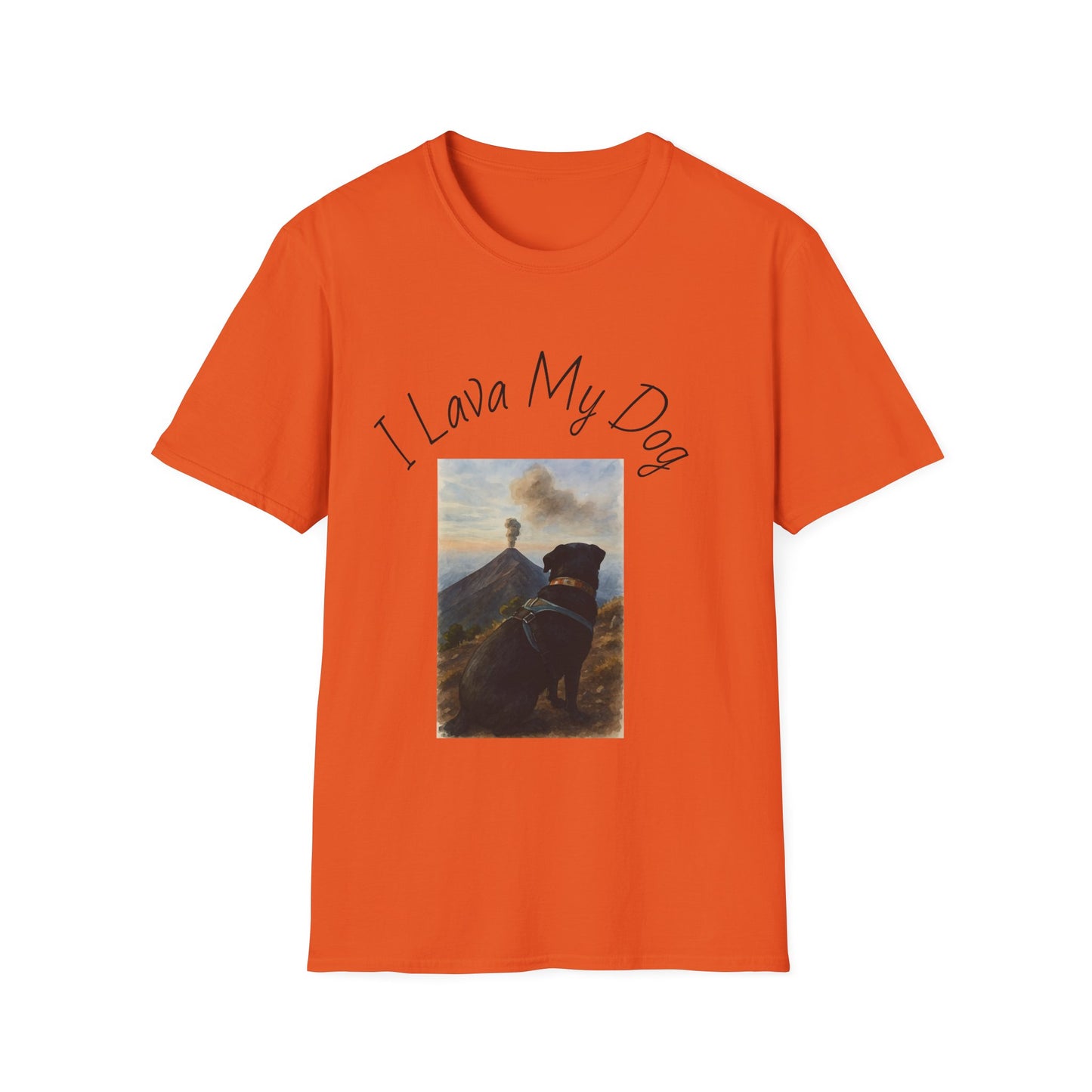 I Lava My Dog Unisex Softstyle T-Shirt – Perfect for Dog Lovers and Pet Owners