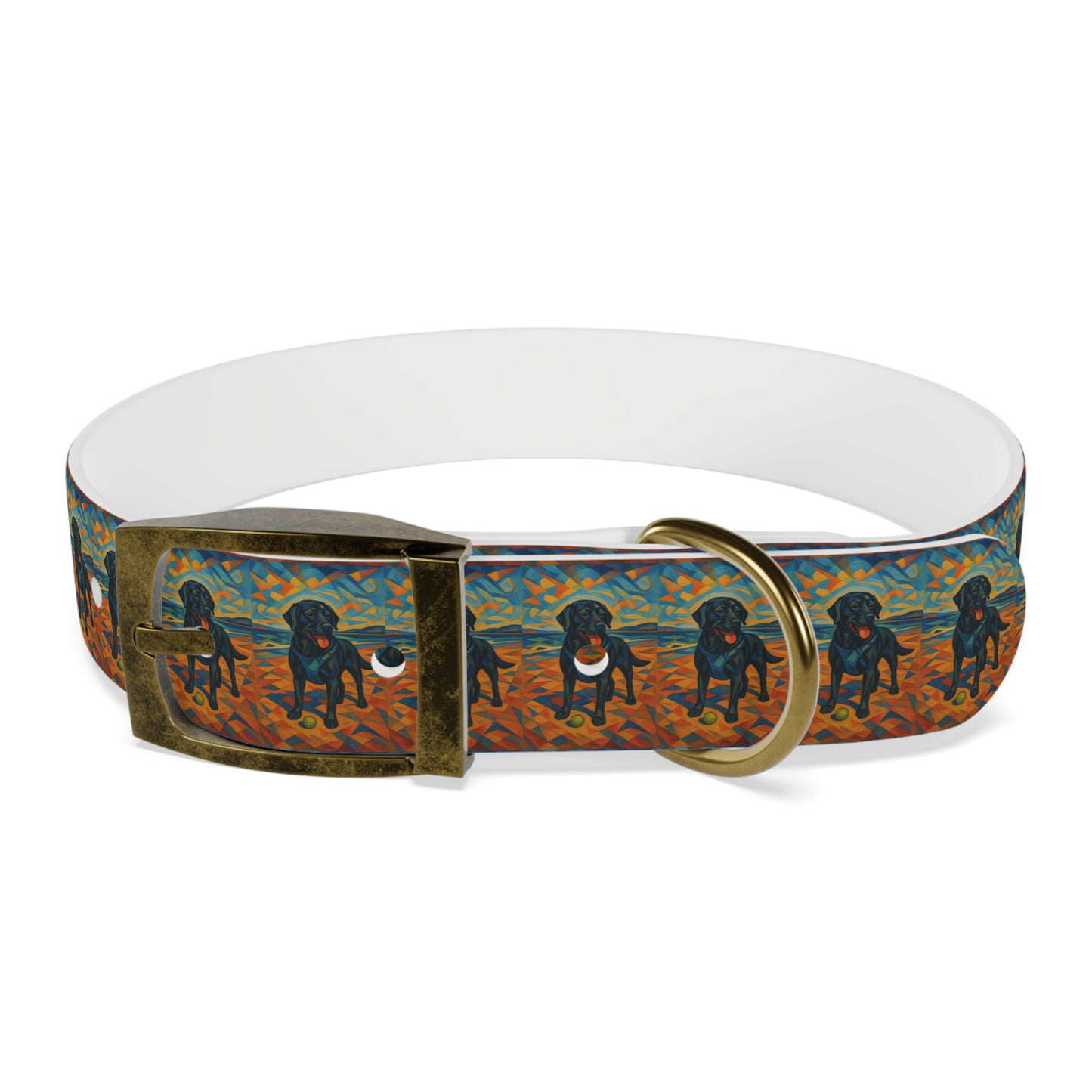 Vibrant Dog Collar with Playful Dog Design | Stylish Pet Accessory