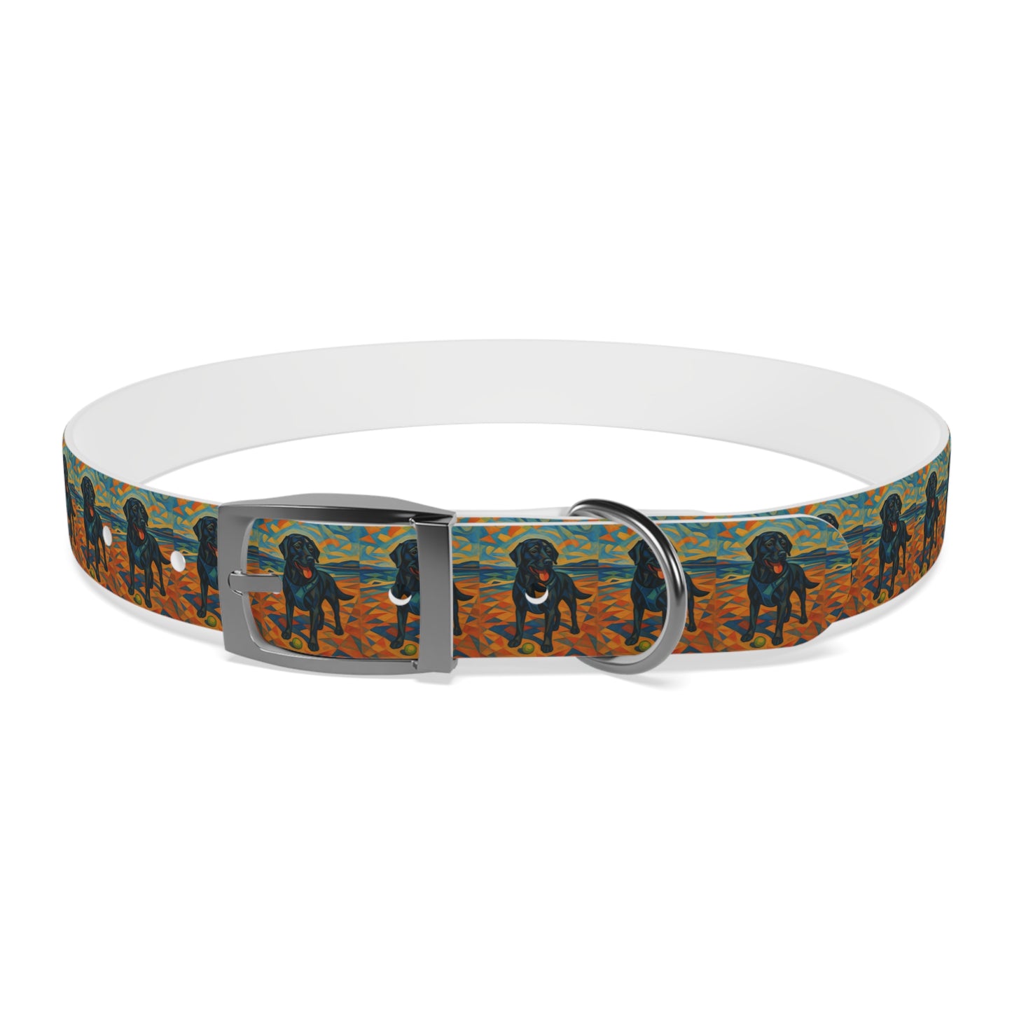 Vibrant Dog Collar with Playful Dog Design | Stylish Pet Accessory