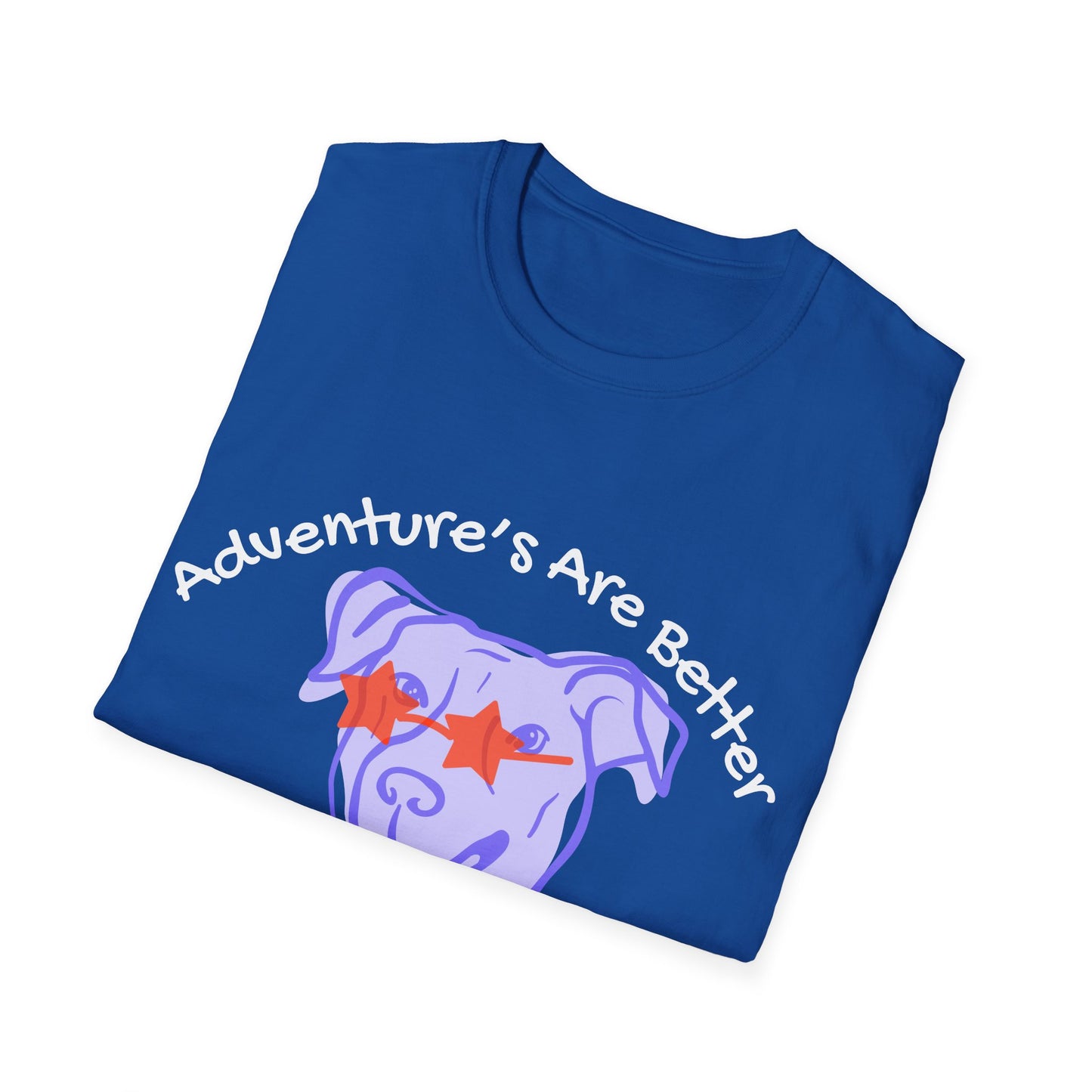 Adventure T-Shirt for Dog Lovers - "Adventures Are Better With A Wagging Tail!"