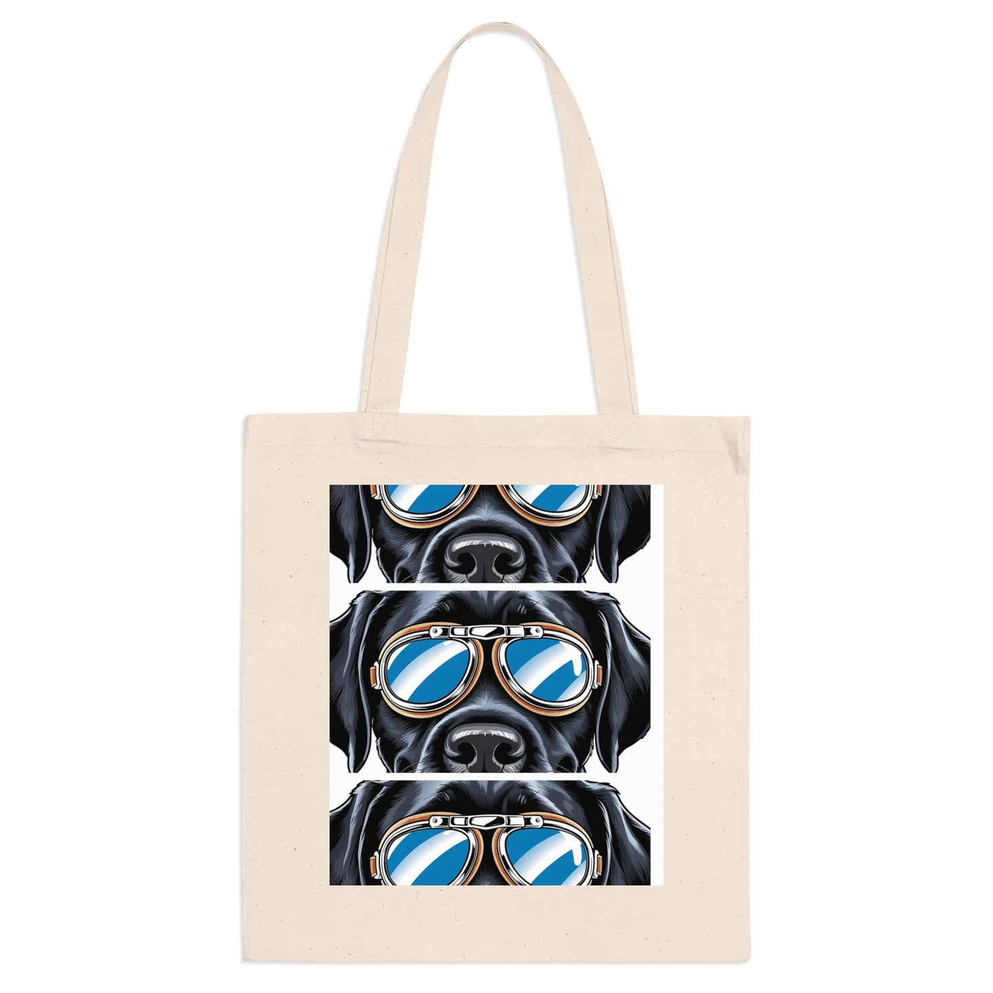 Cool Dog Tote Bag with Goggles Design - Perfect for Dog Lovers