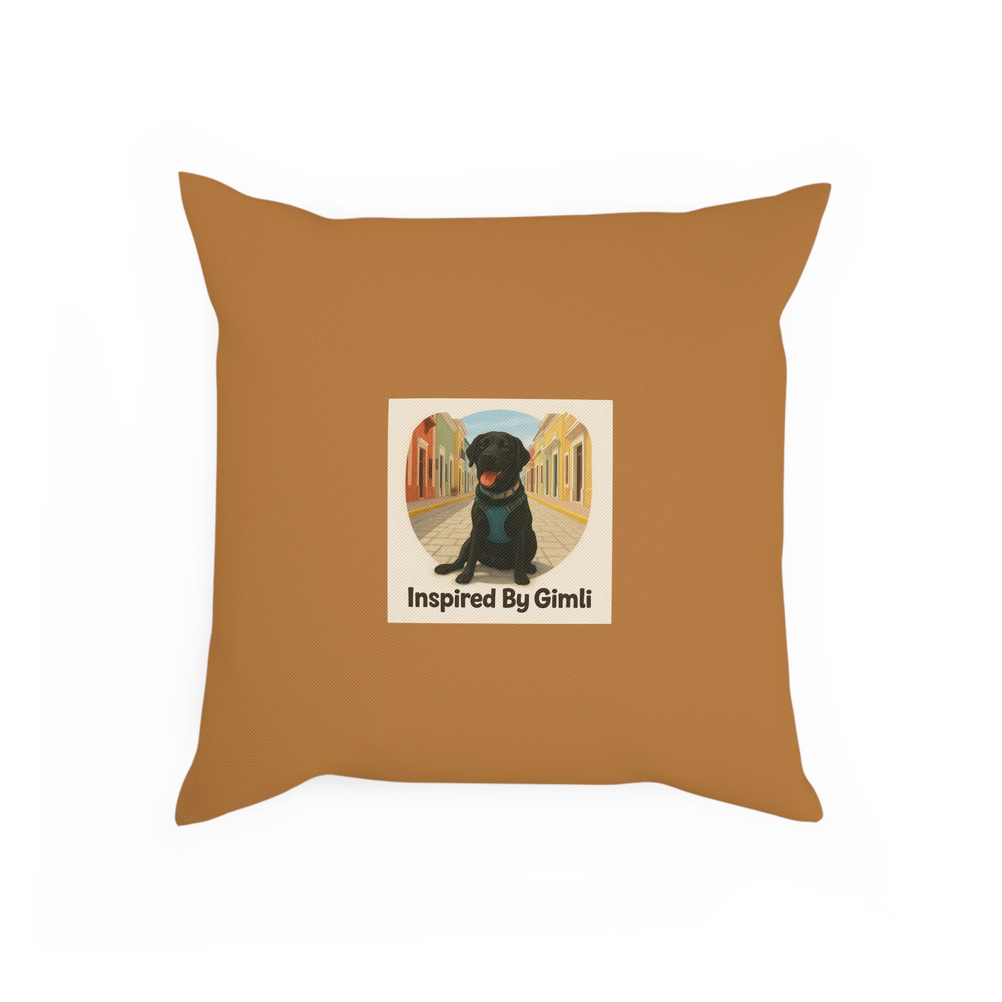 Dog-Themed Camping Cushion - "Let's Go Camping" & "Home Is Where The Dog Is"