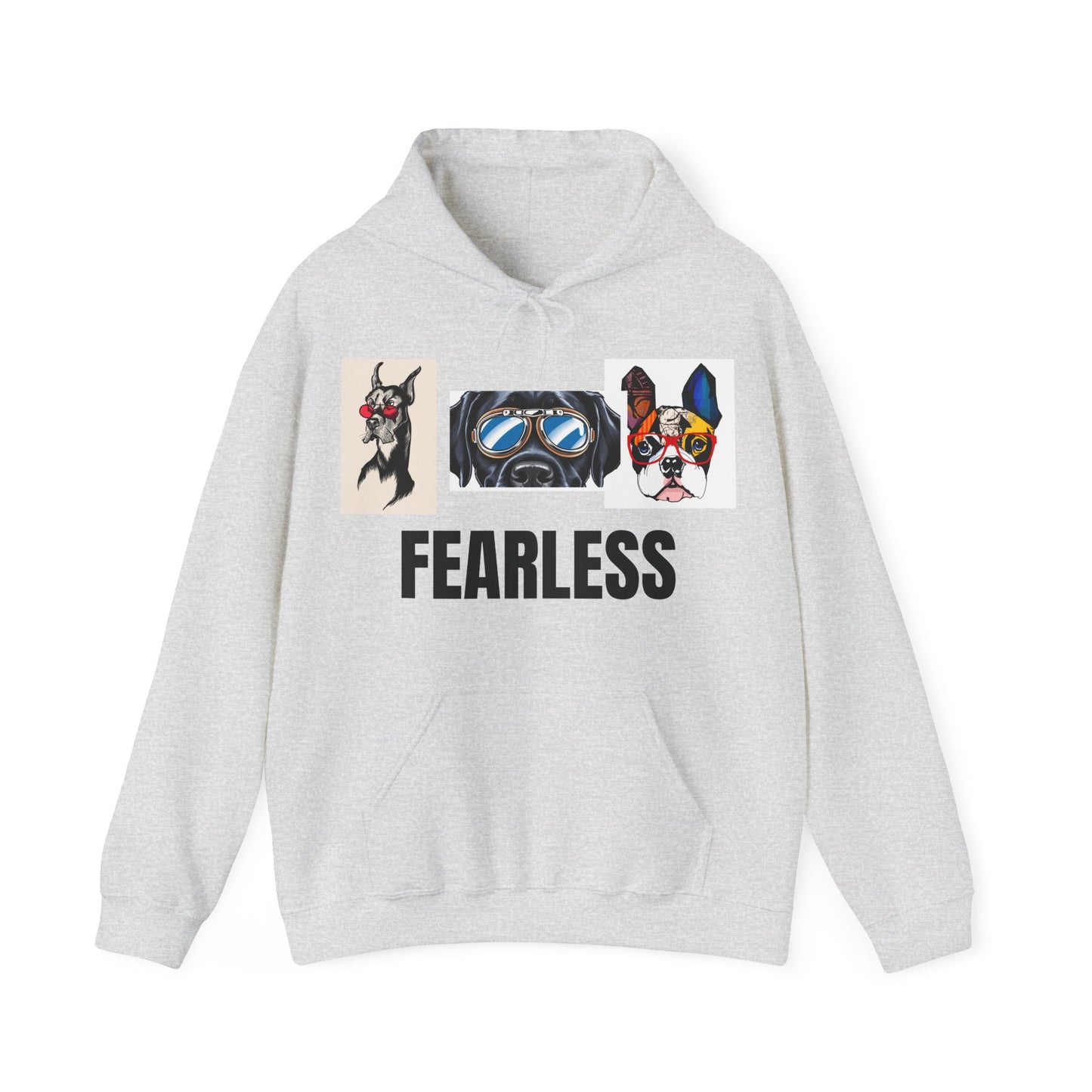 Fearless Dog Art Hoodie - Unisex Heavy Blend™