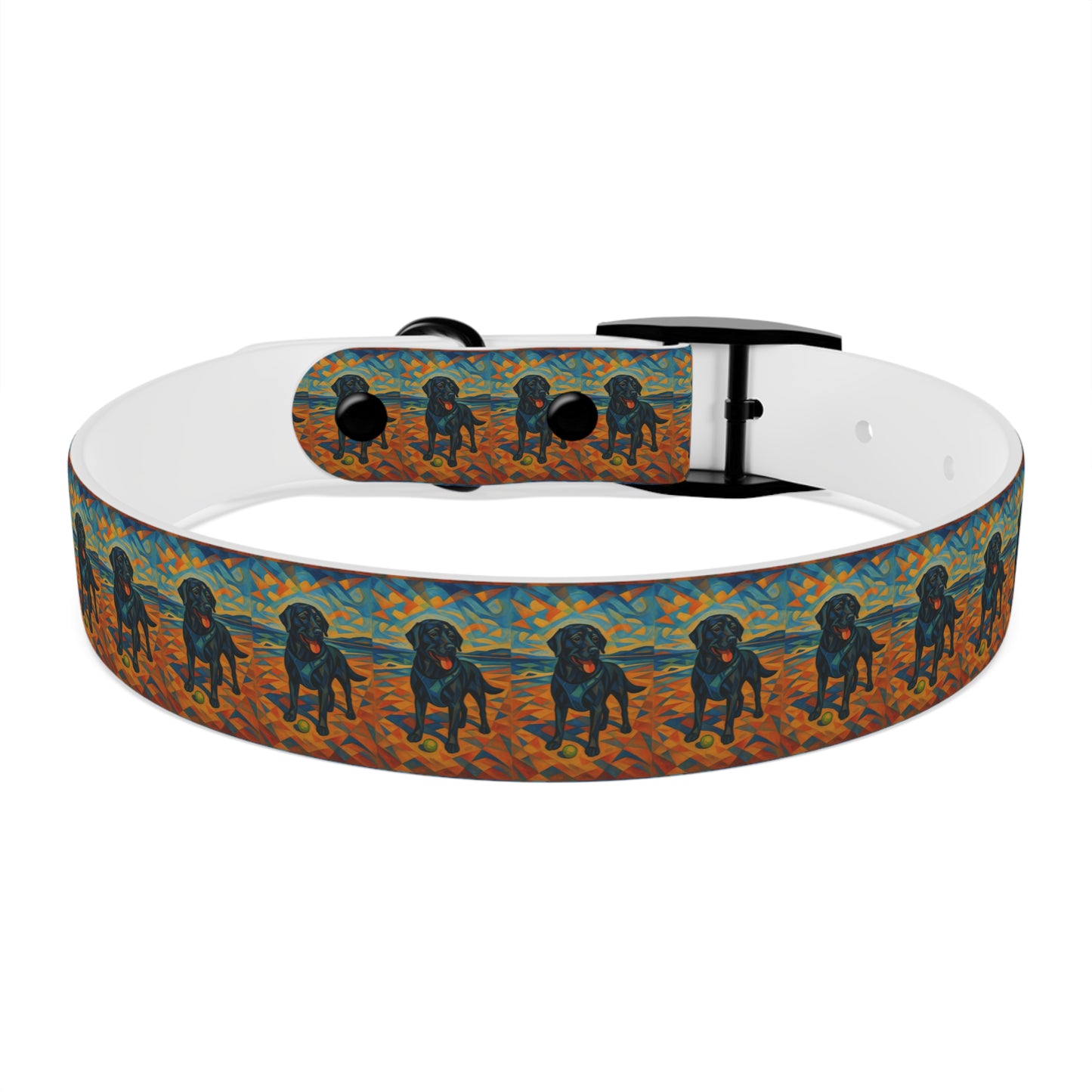 Vibrant Dog Collar with Playful Dog Design | Stylish Pet Accessory