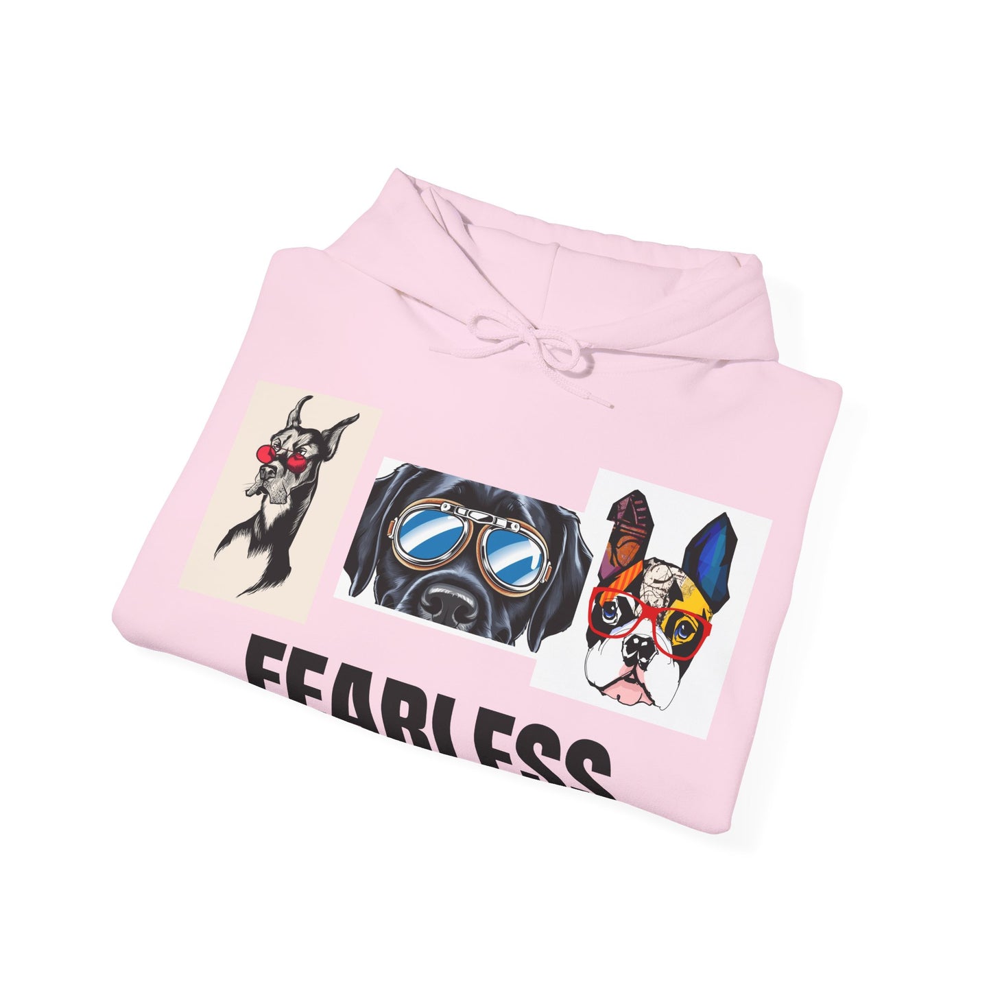 Fearless Dog Art Hoodie - Unisex Heavy Blend™