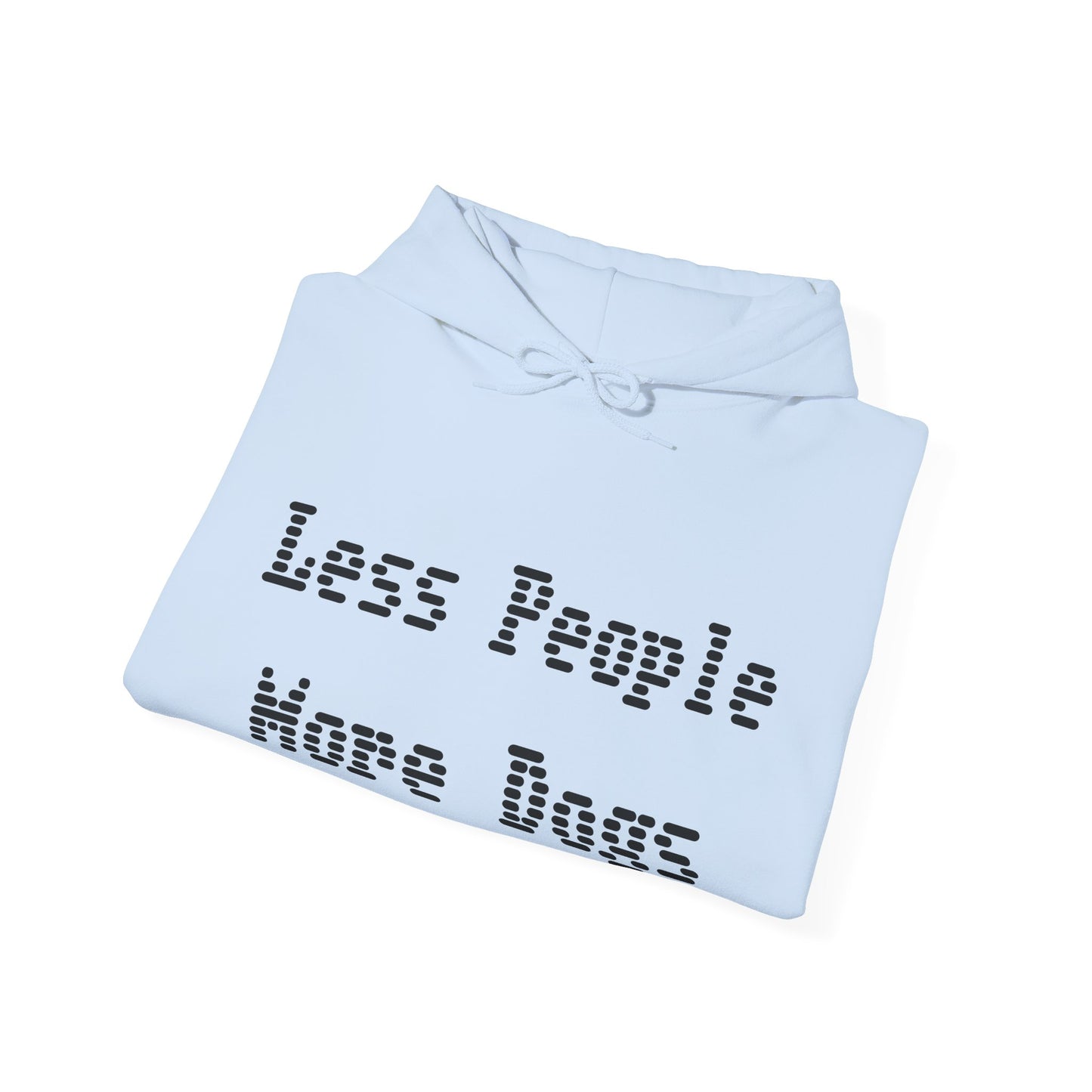 Less People More Dogs Hoodie - Unisex Heavy Blend™ Hooded Sweatshirt for Dog Lovers