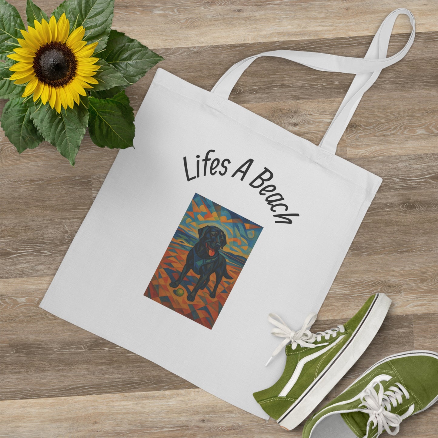 Artistic Dog Lover Tote Bag - Inspired by Gimi