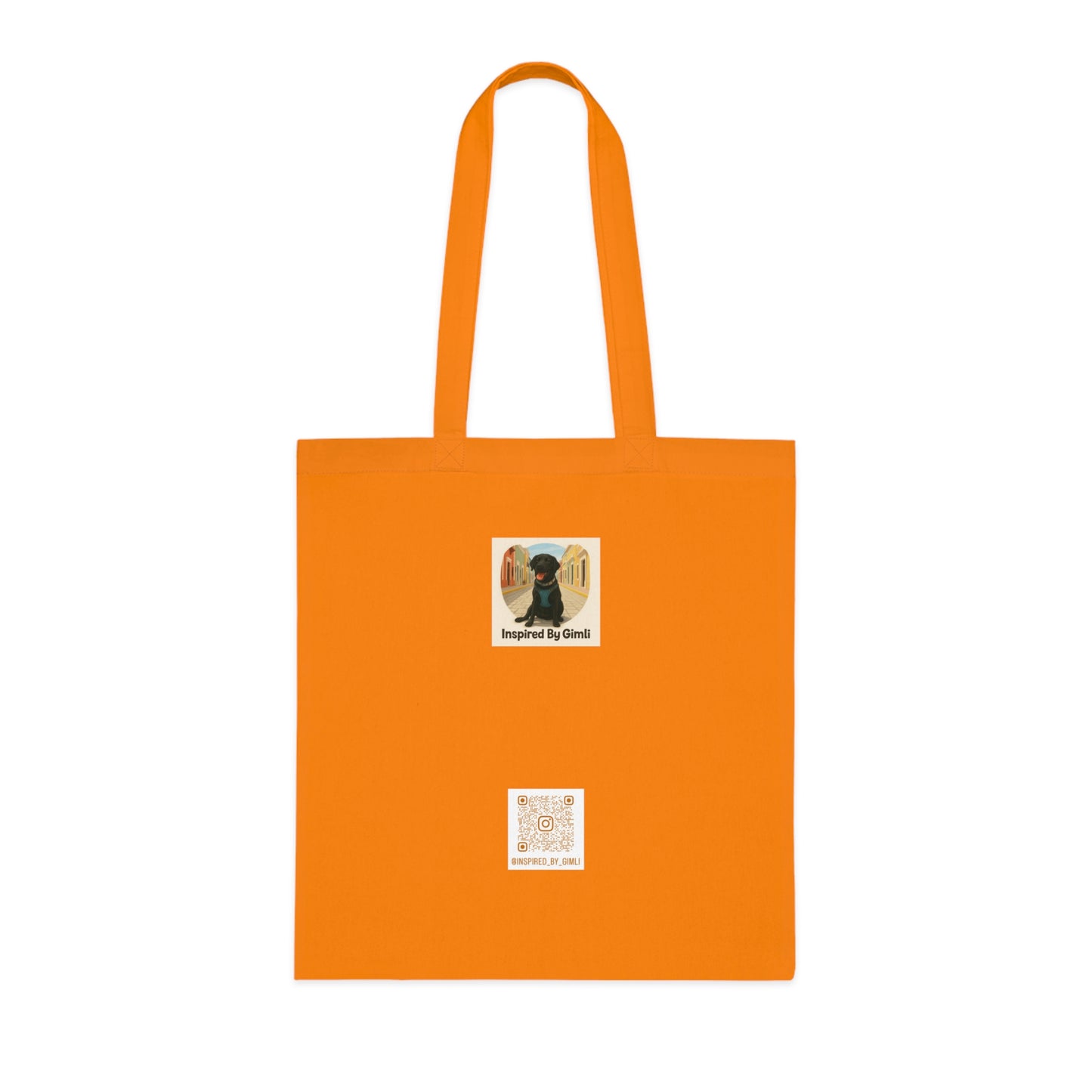 Artistic Dog Print Cotton Tote - Inspired by Nature & Adventure