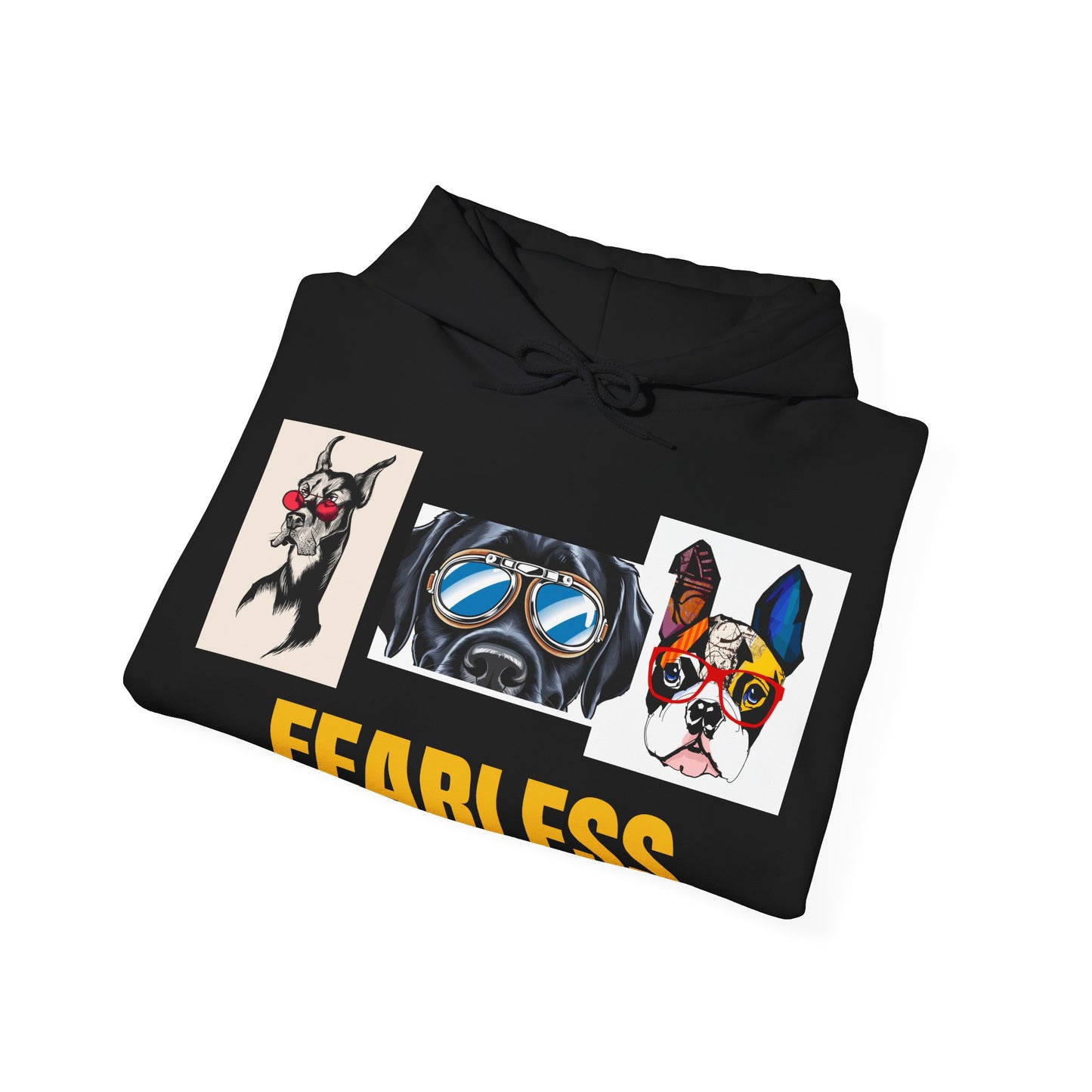 Fearless Dog Art Hoodie - Unisex Heavy Blend™