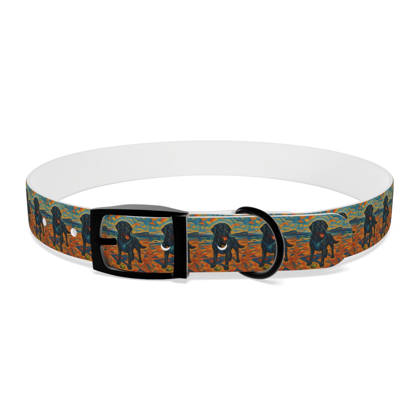 Vibrant Dog Collar with Playful Dog Design | Stylish Pet Accessory