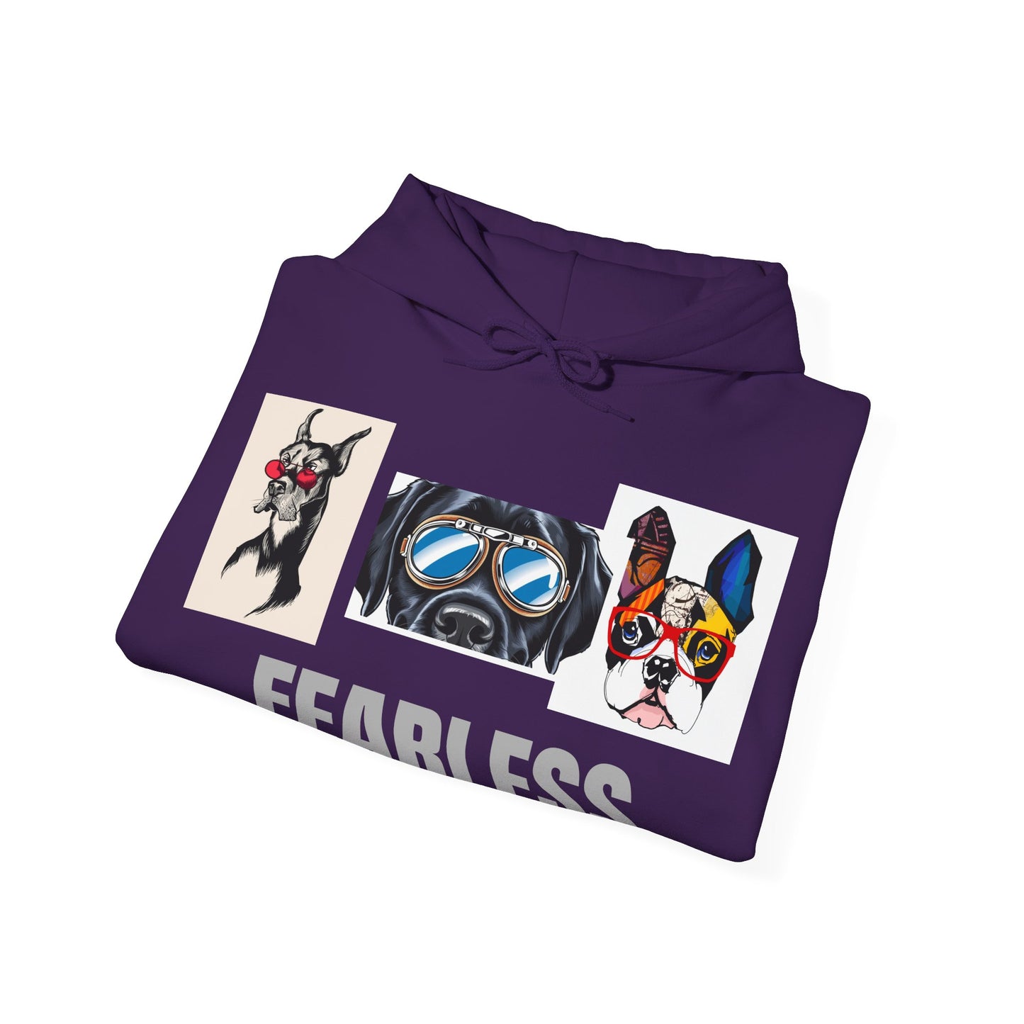 Fearless Dog Art Hoodie - Unisex Heavy Blend™