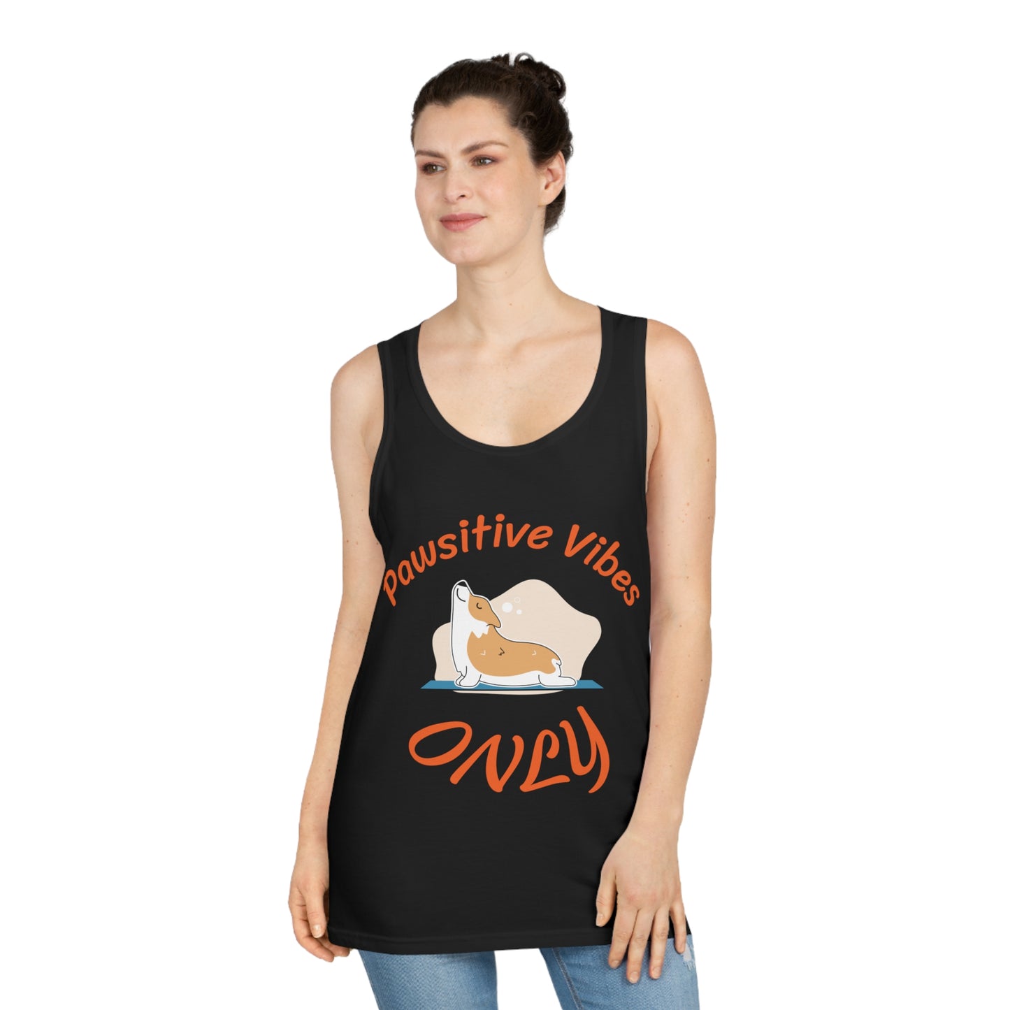 Pawsitive Vibes Unisex Tank Top - Perfect for Animal Lovers