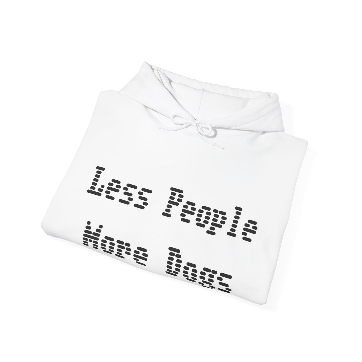 Less People More Dogs Hoodie - Unisex Heavy Blend™ Hooded Sweatshirt for Dog Lovers