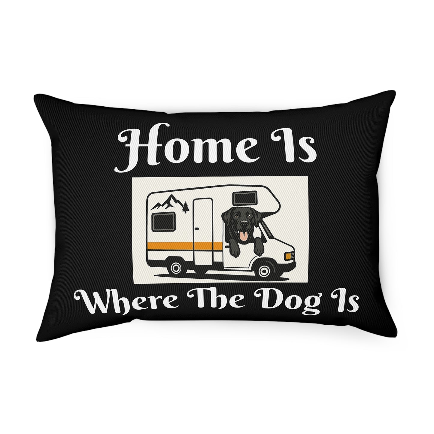 Home Is Where The Dog Is Cushion - Cozy Pet Lovers Decor