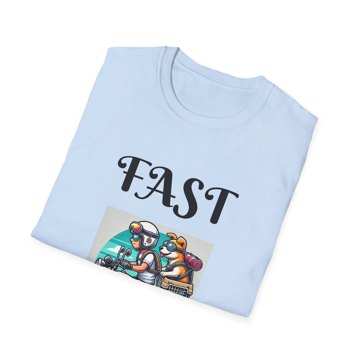 Fast & Furryous Unisex Softstyle T-Shirt - Fun Graphic Tee for Animal Lovers