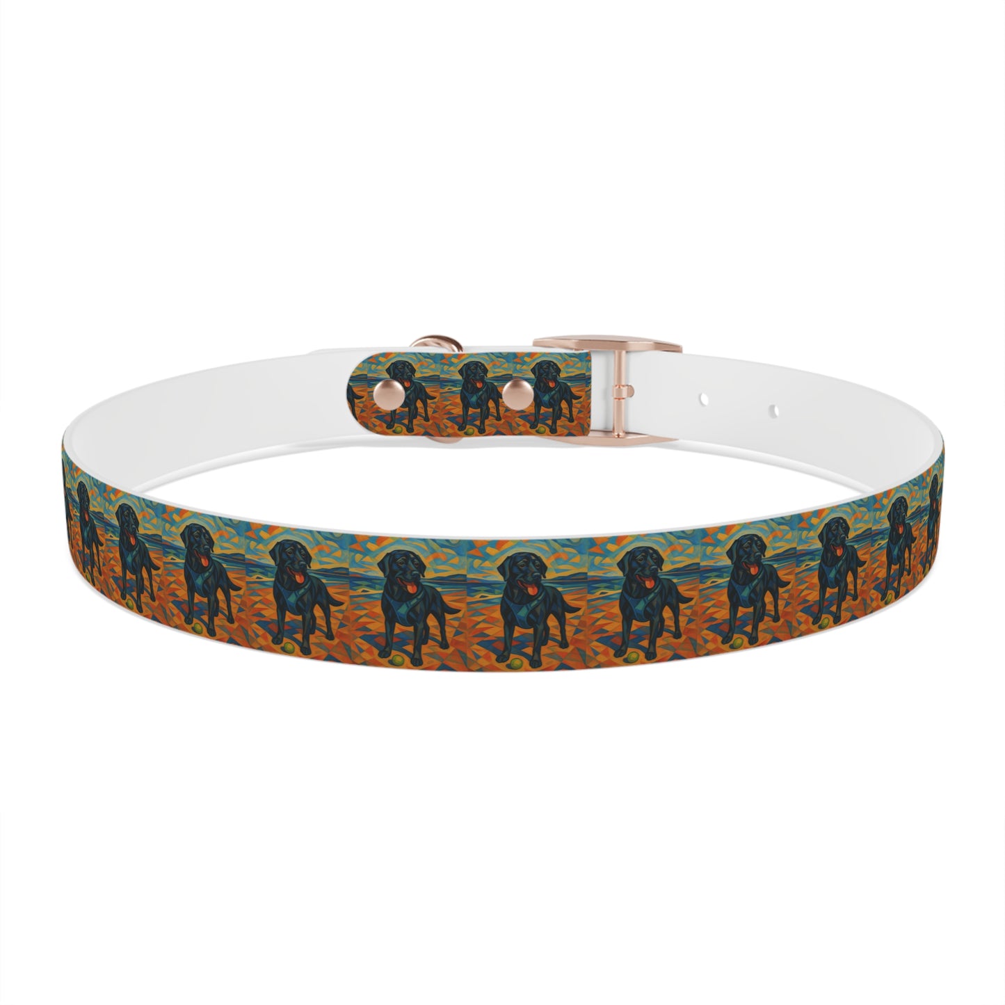 Vibrant Dog Collar with Playful Dog Design | Stylish Pet Accessory