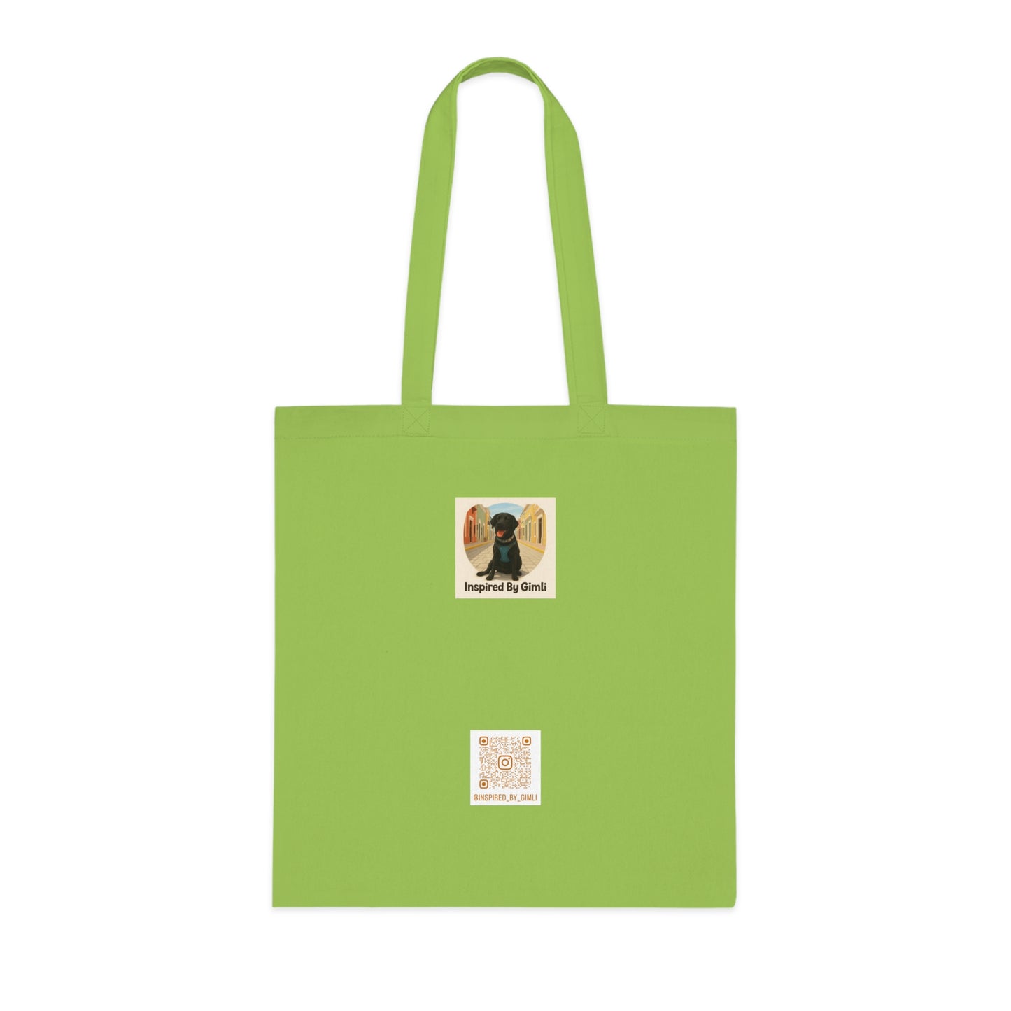 Artistic Dog Print Cotton Tote - Inspired by Nature & Adventure