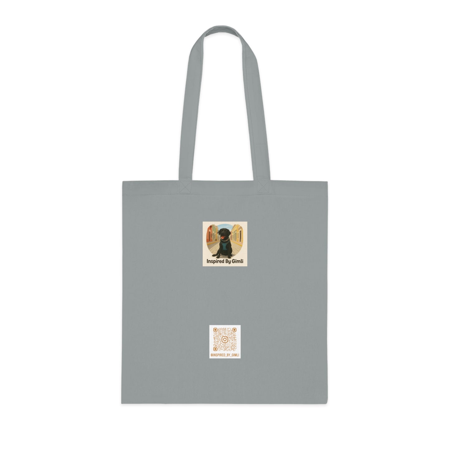 Artistic Dog Print Cotton Tote - Inspired by Nature & Adventure