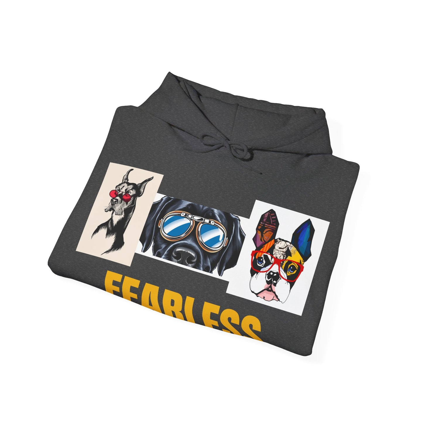 Fearless Dog Art Hoodie - Unisex Heavy Blend™