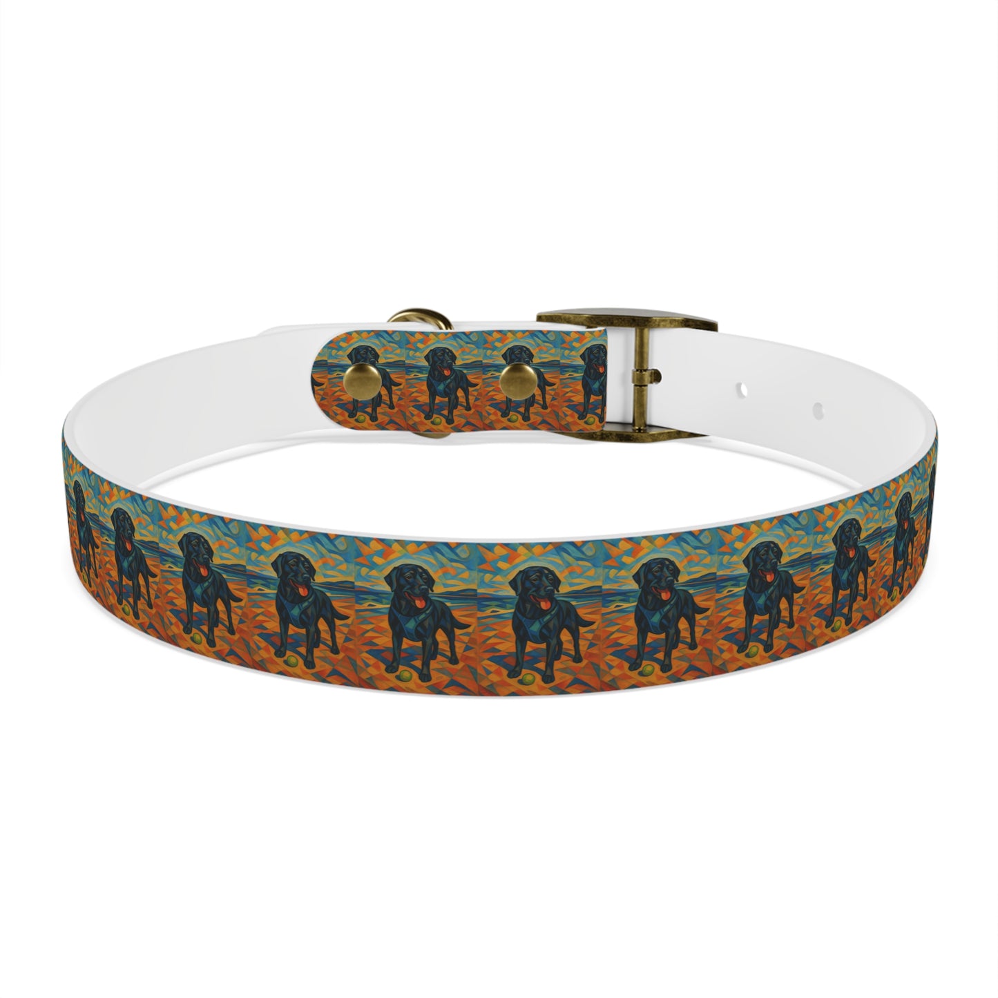Vibrant Dog Collar with Playful Dog Design | Stylish Pet Accessory