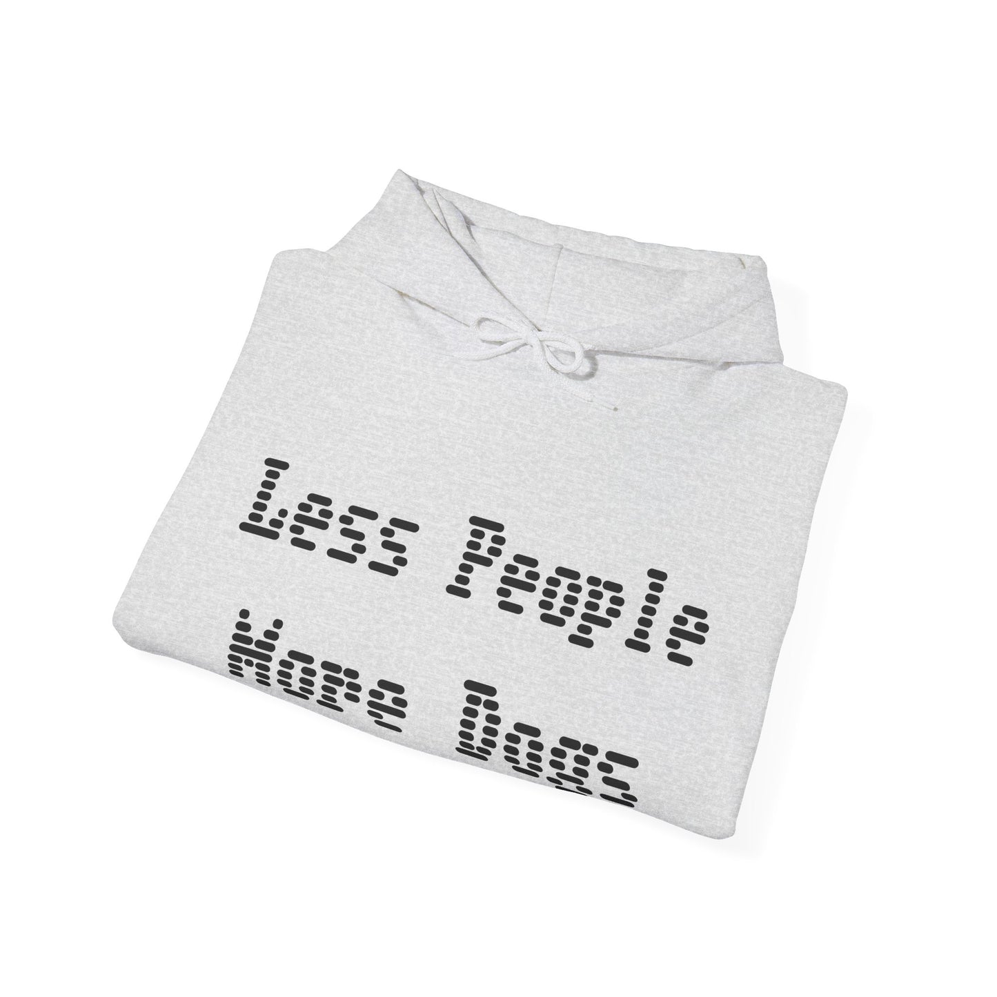 Less People More Dogs Hoodie - Unisex Heavy Blend™ Hooded Sweatshirt for Dog Lovers
