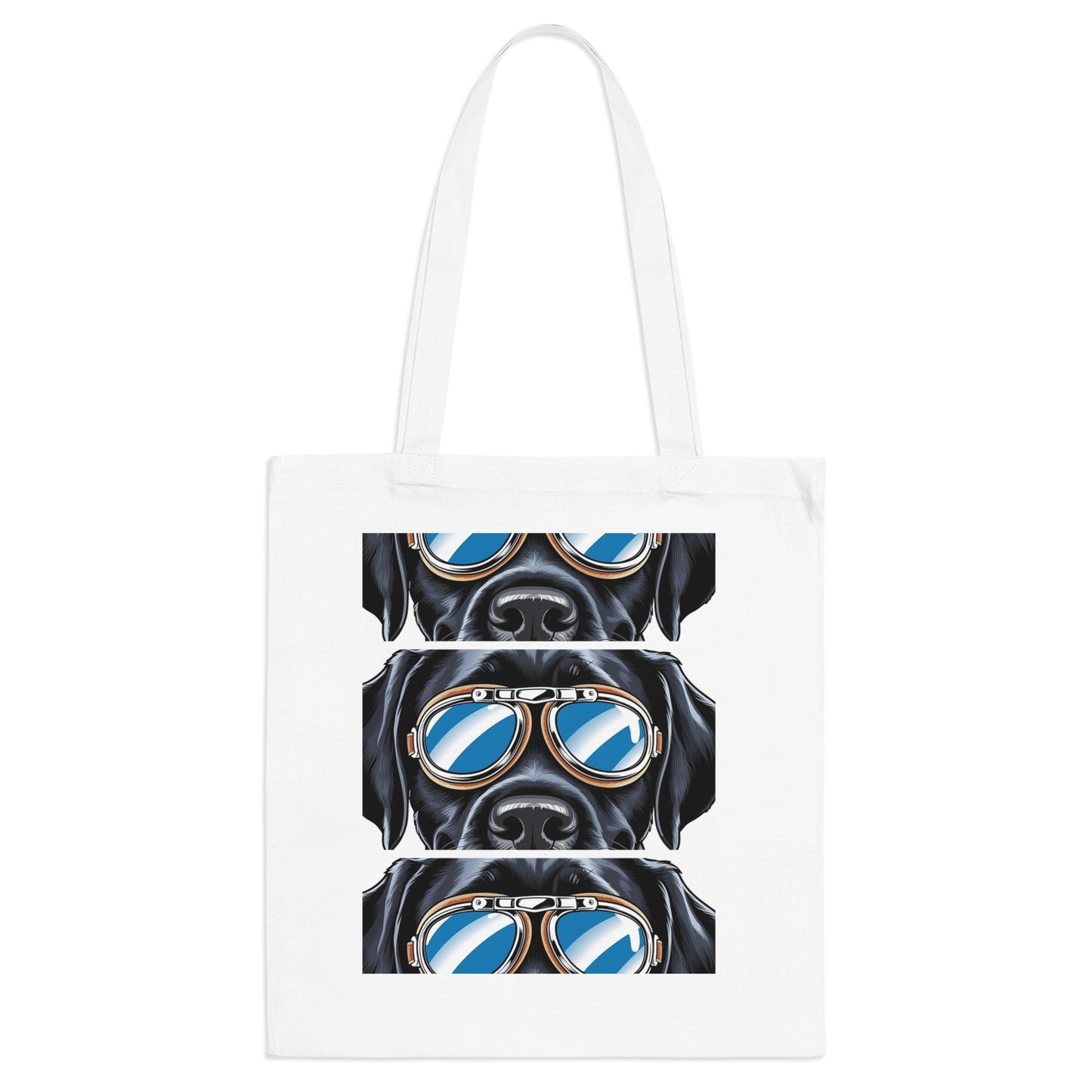 Cool Dog Tote Bag with Goggles Design - Perfect for Dog Lovers