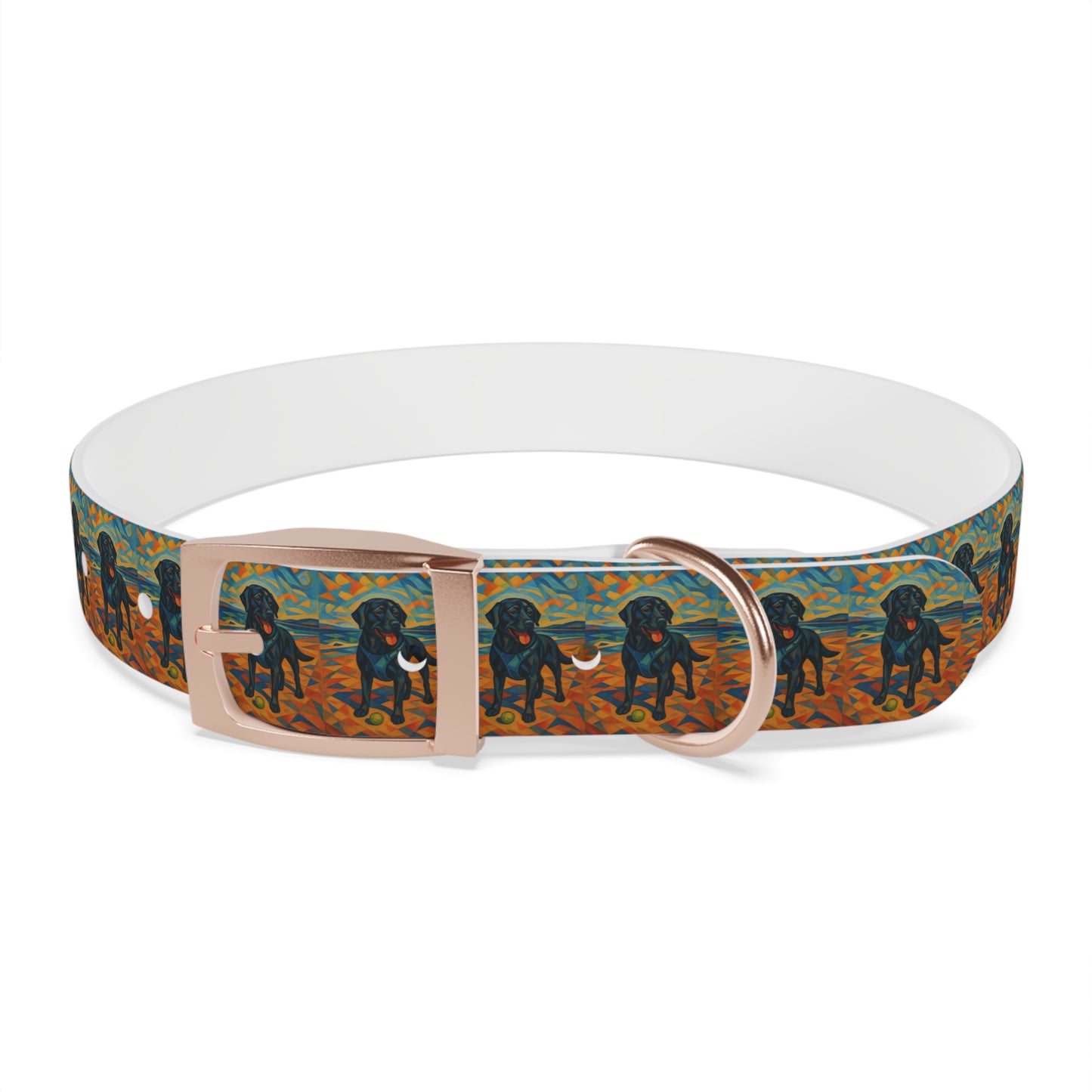 Vibrant Dog Collar with Playful Dog Design | Stylish Pet Accessory