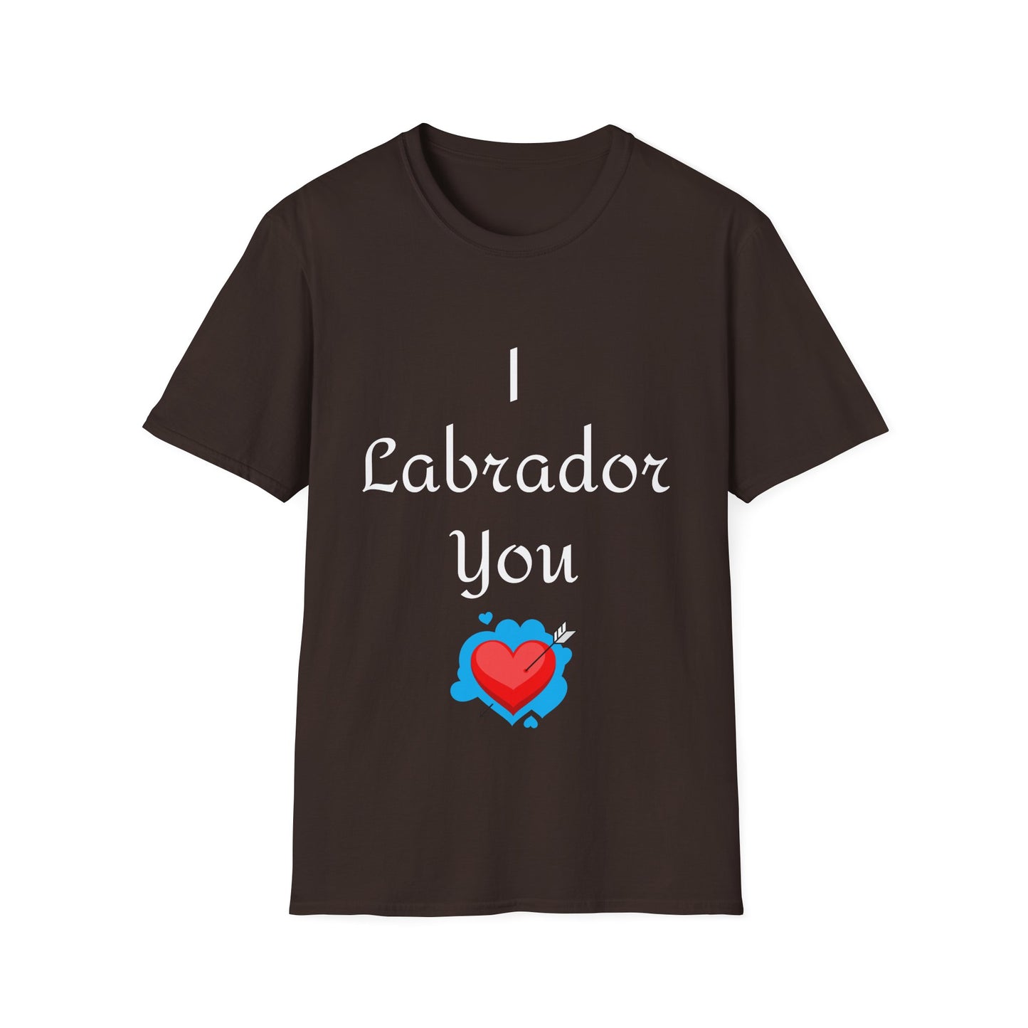 Labrador Love Unisex Softstyle T-Shirt - Cute Pet Owner Tee