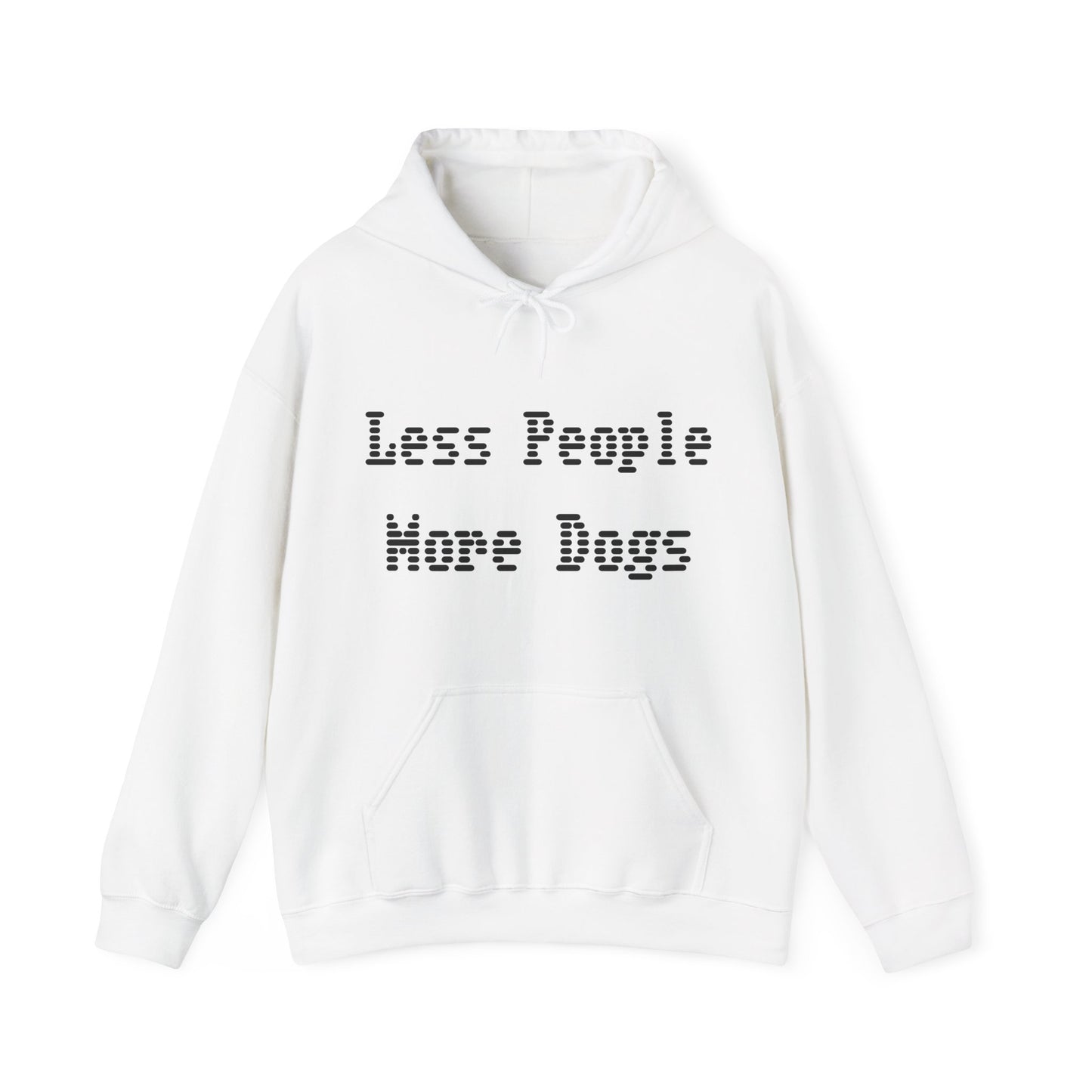 Less People More Dogs Hoodie - Unisex Heavy Blend™ Hooded Sweatshirt for Dog Lovers