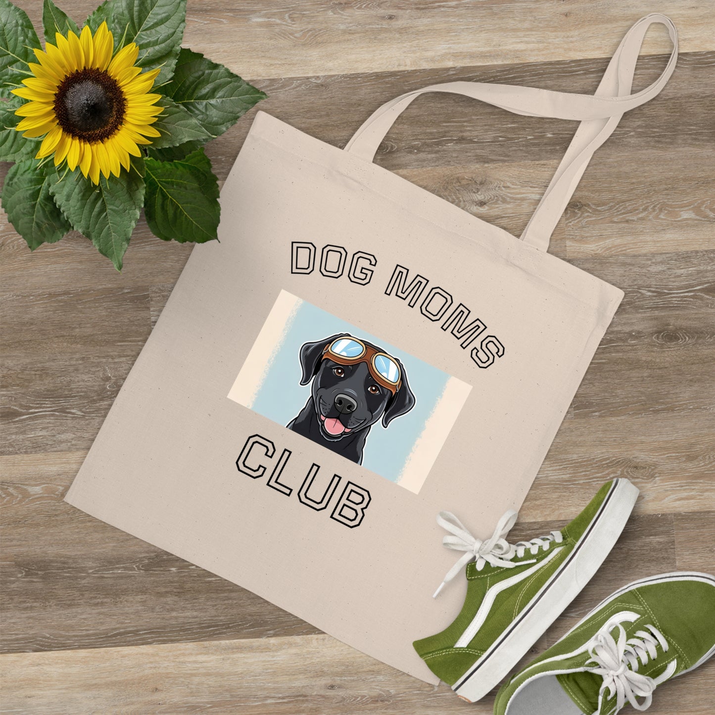 Dog Moms Club Tote Bag, Eco-Friendly Shopping Bag, Pet Lover Gift, Dog Owner Accessory, Dog-Themed Reusable Tote