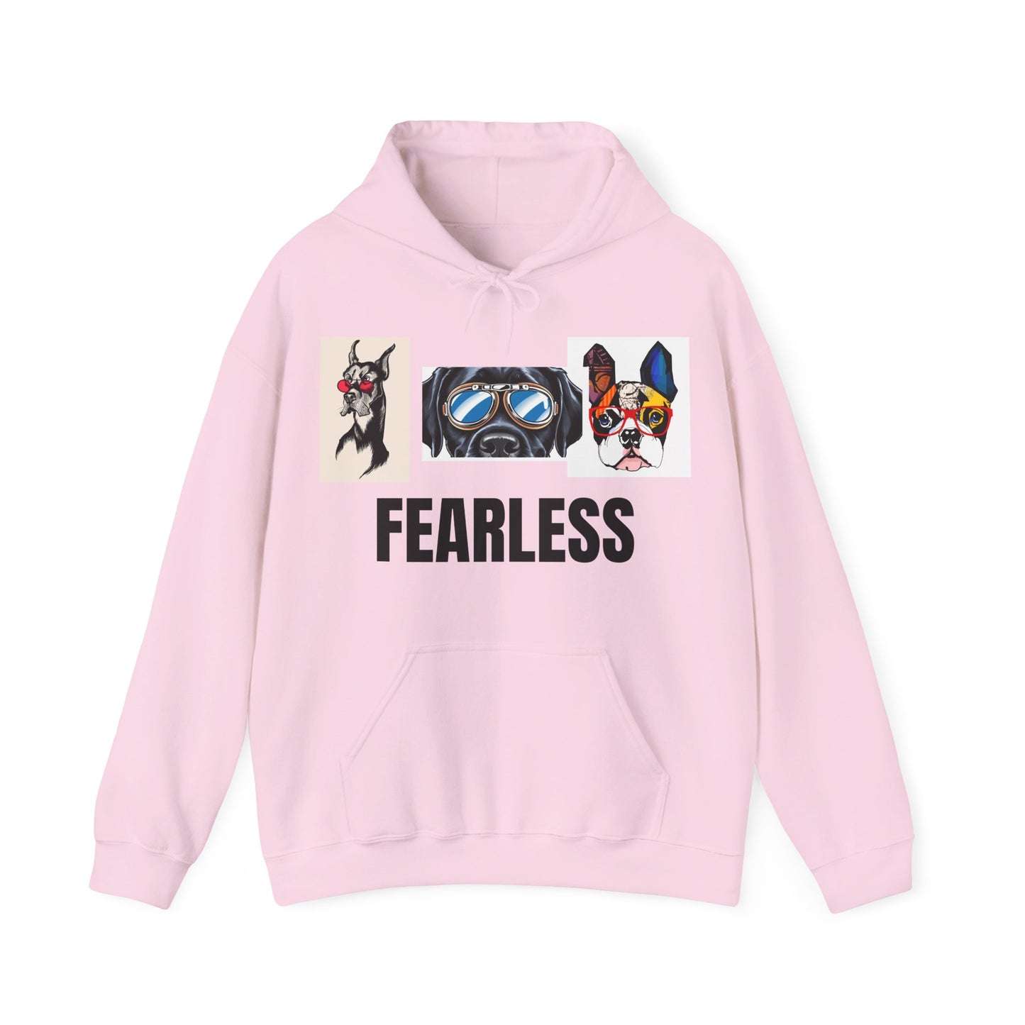 Fearless Dog Art Hoodie - Unisex Heavy Blend™
