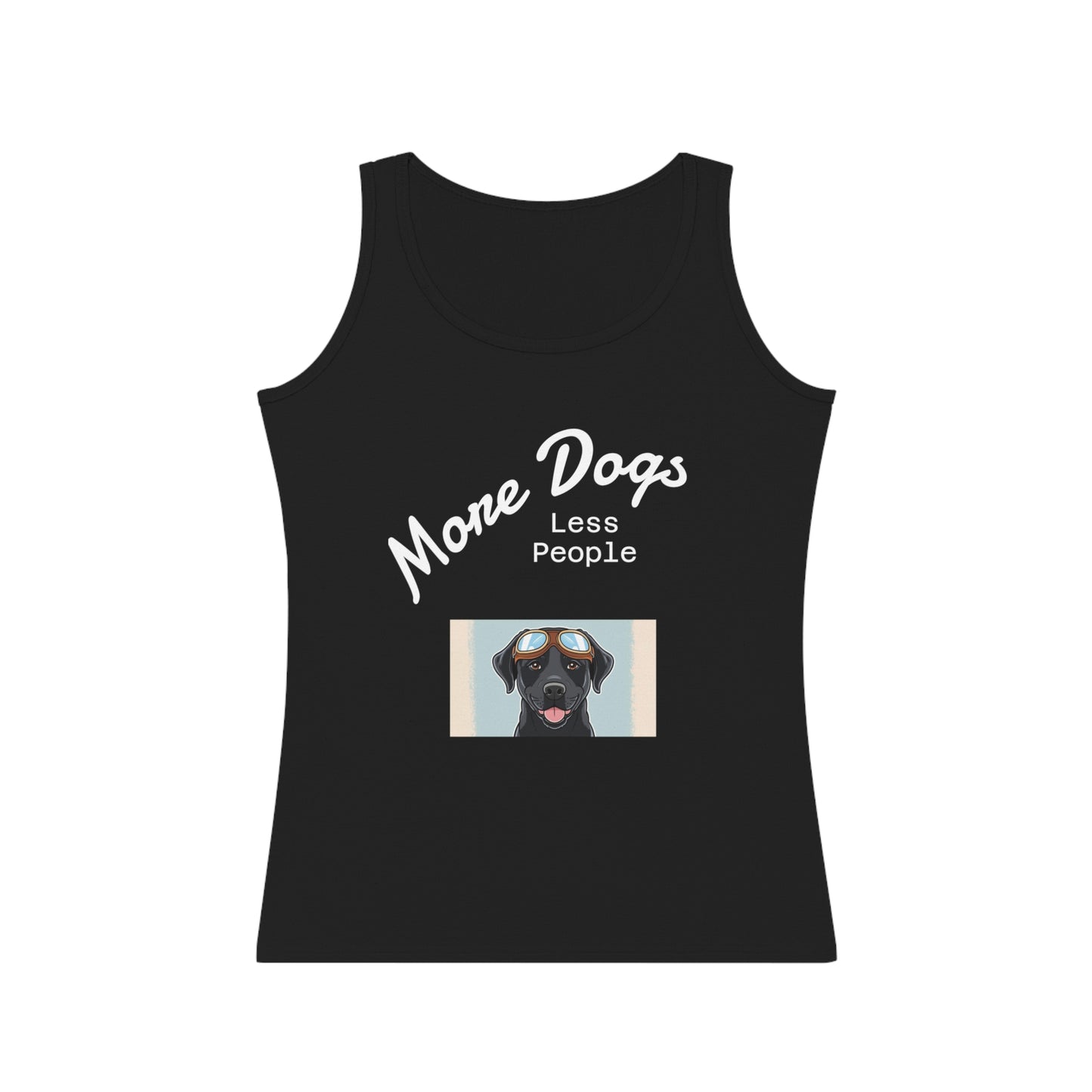 Women's Dog Lover's Tank Top - More Dogs Less People