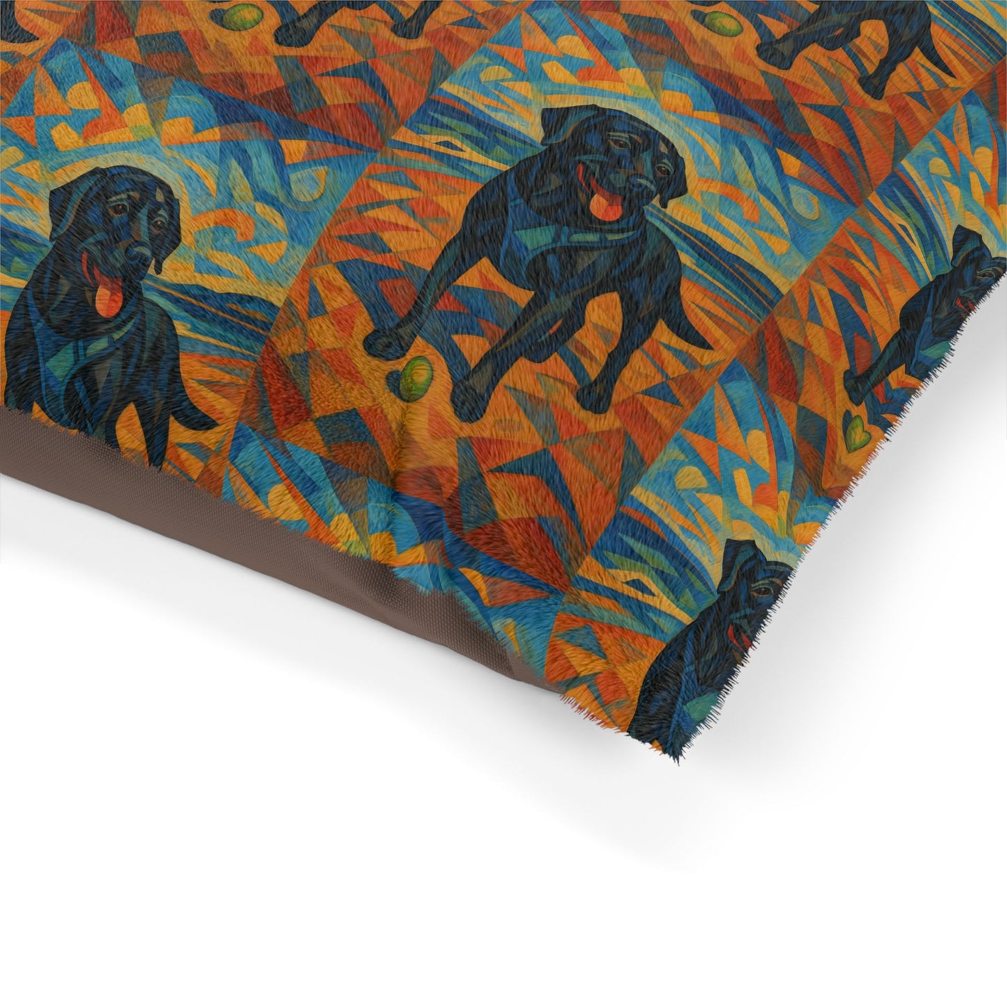 Vibrant Lab-Inspired Pet Bed for Dog Lovers