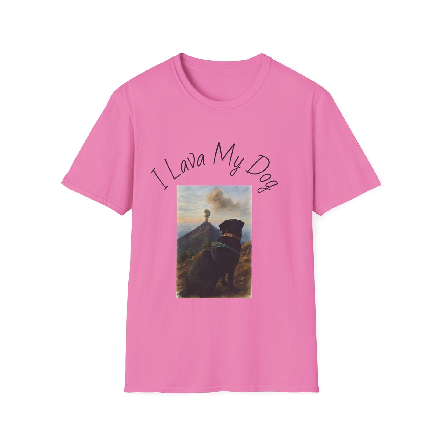 I Lava My Dog Unisex Softstyle T-Shirt – Perfect for Dog Lovers and Pet Owners