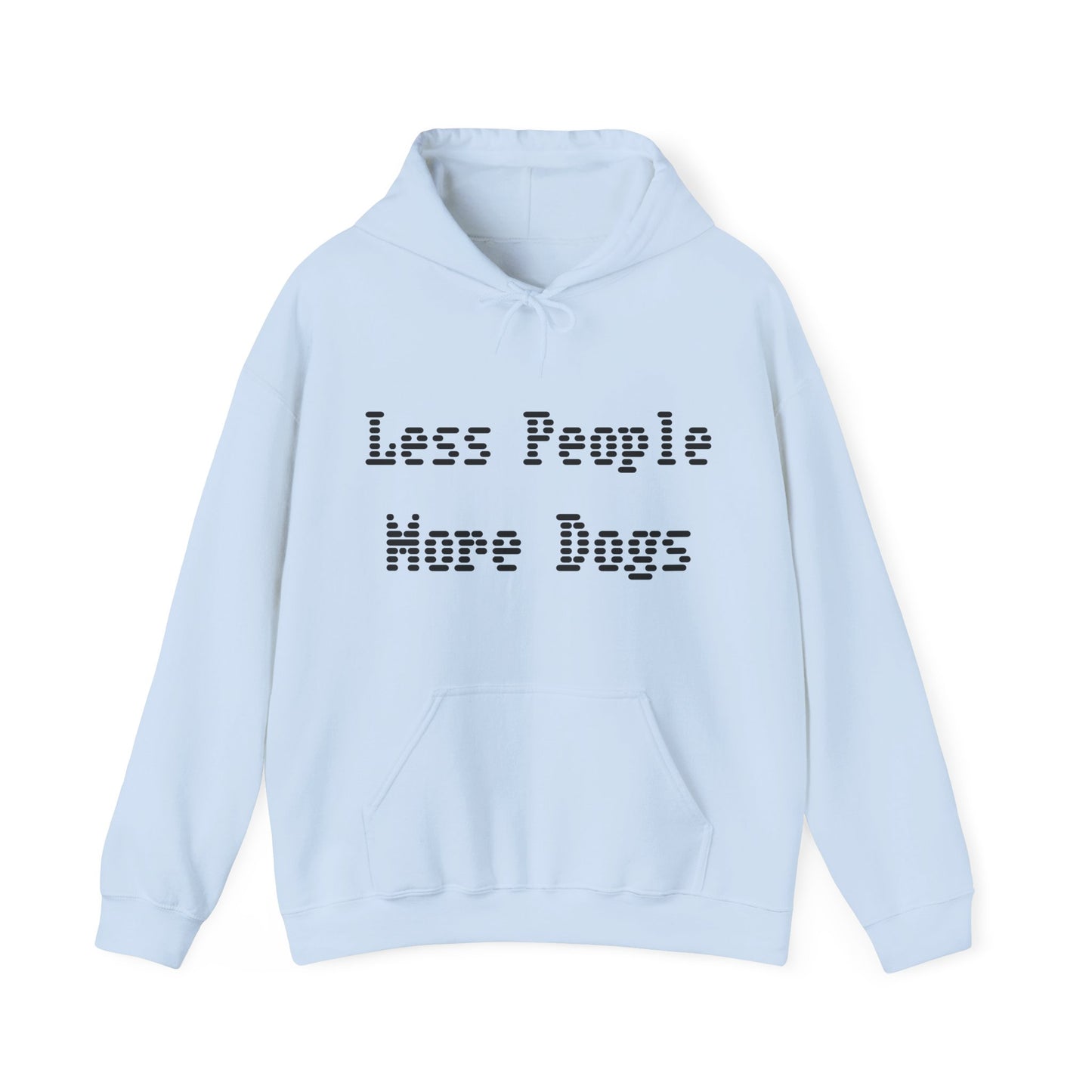 Less People More Dogs Hoodie - Unisex Heavy Blend™ Hooded Sweatshirt for Dog Lovers