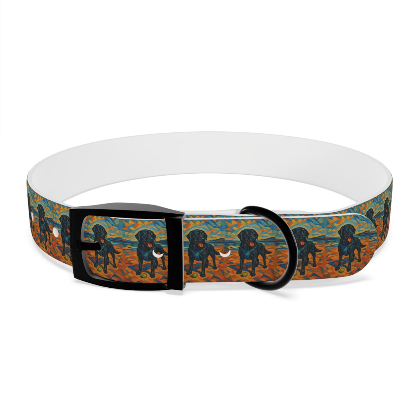 Vibrant Dog Collar with Playful Dog Design | Stylish Pet Accessory