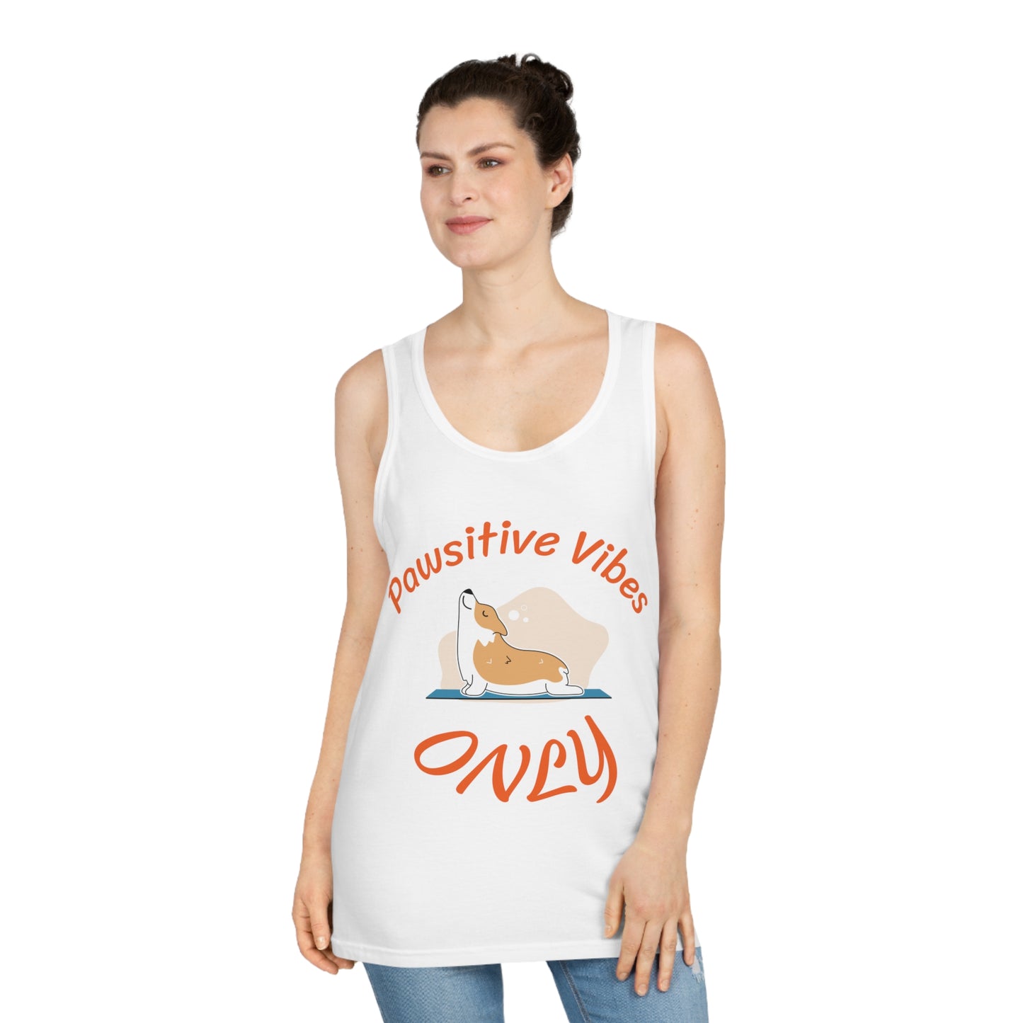 Pawsitive Vibes Unisex Tank Top - Perfect for Animal Lovers
