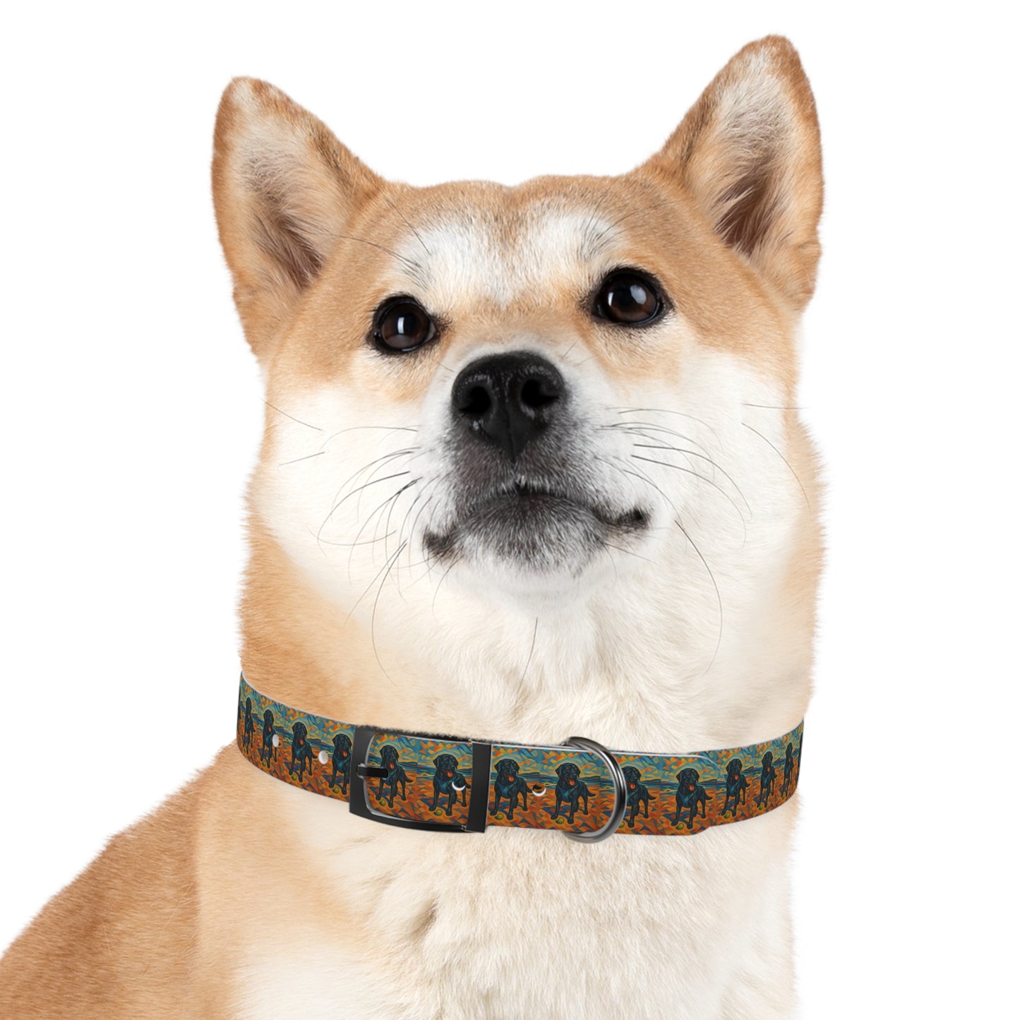 Vibrant Dog Collar with Playful Dog Design | Stylish Pet Accessory