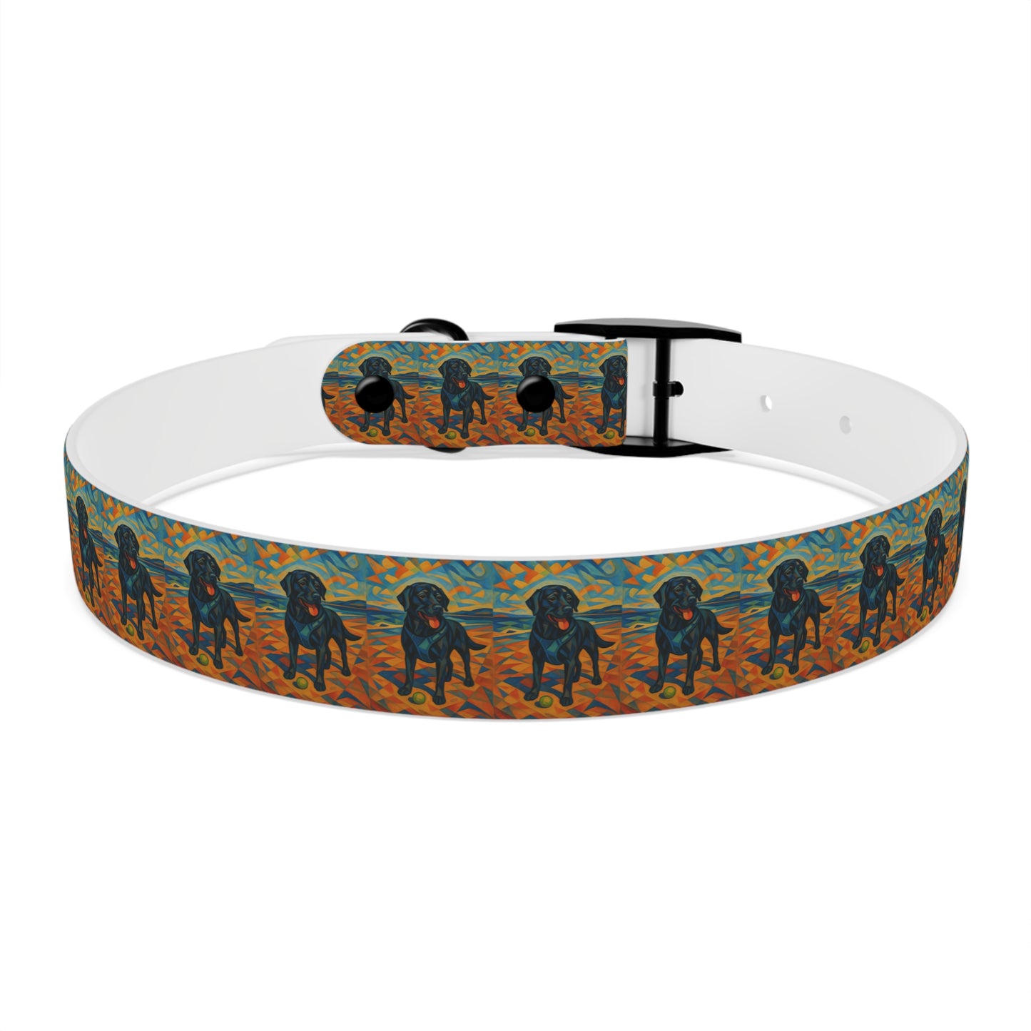 Vibrant Dog Collar with Playful Dog Design | Stylish Pet Accessory