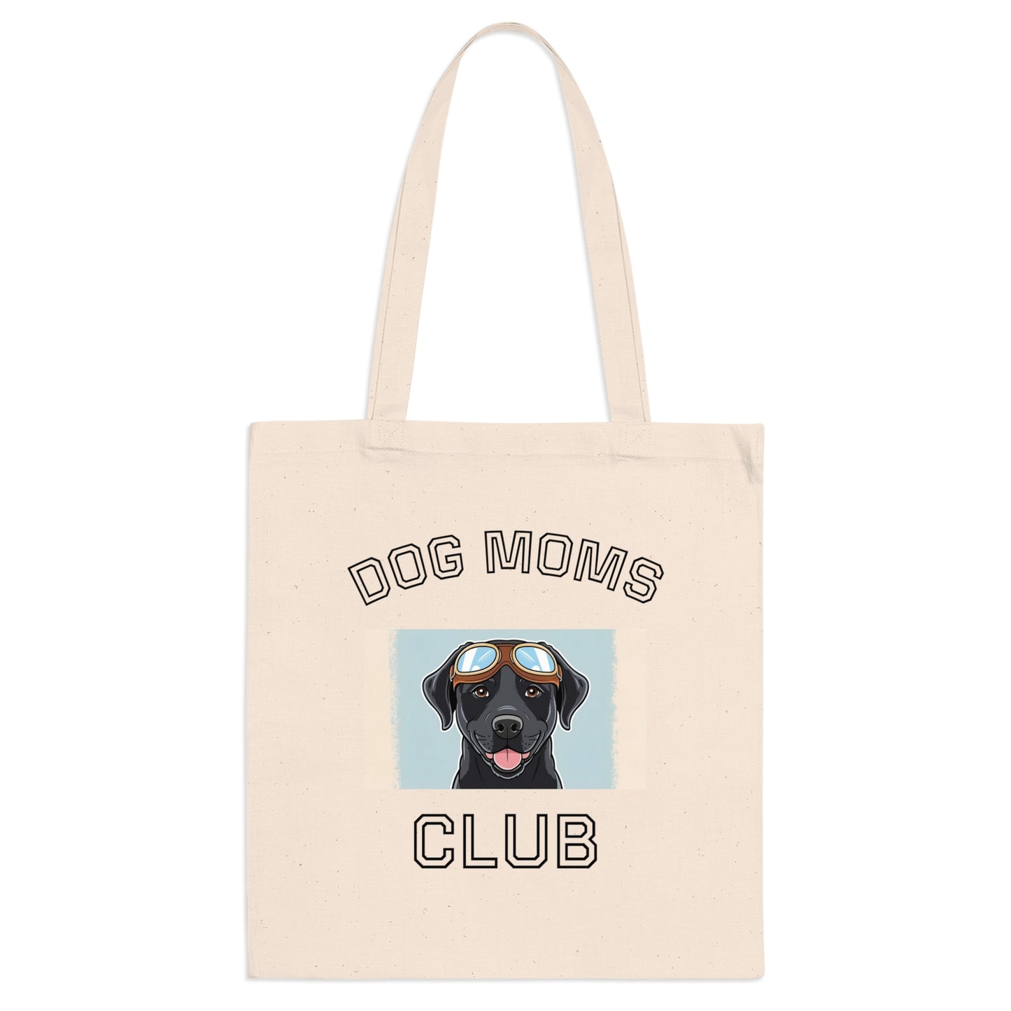 Dog Moms Club Tote Bag, Eco-Friendly Shopping Bag, Pet Lover Gift, Dog Owner Accessory, Dog-Themed Reusable Tote