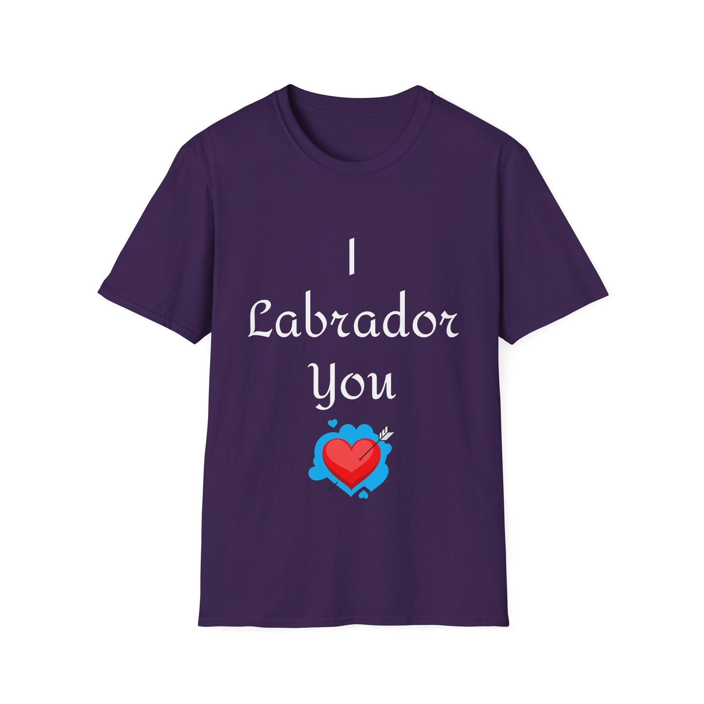 Labrador Love Unisex Softstyle T-Shirt - Cute Pet Owner Tee