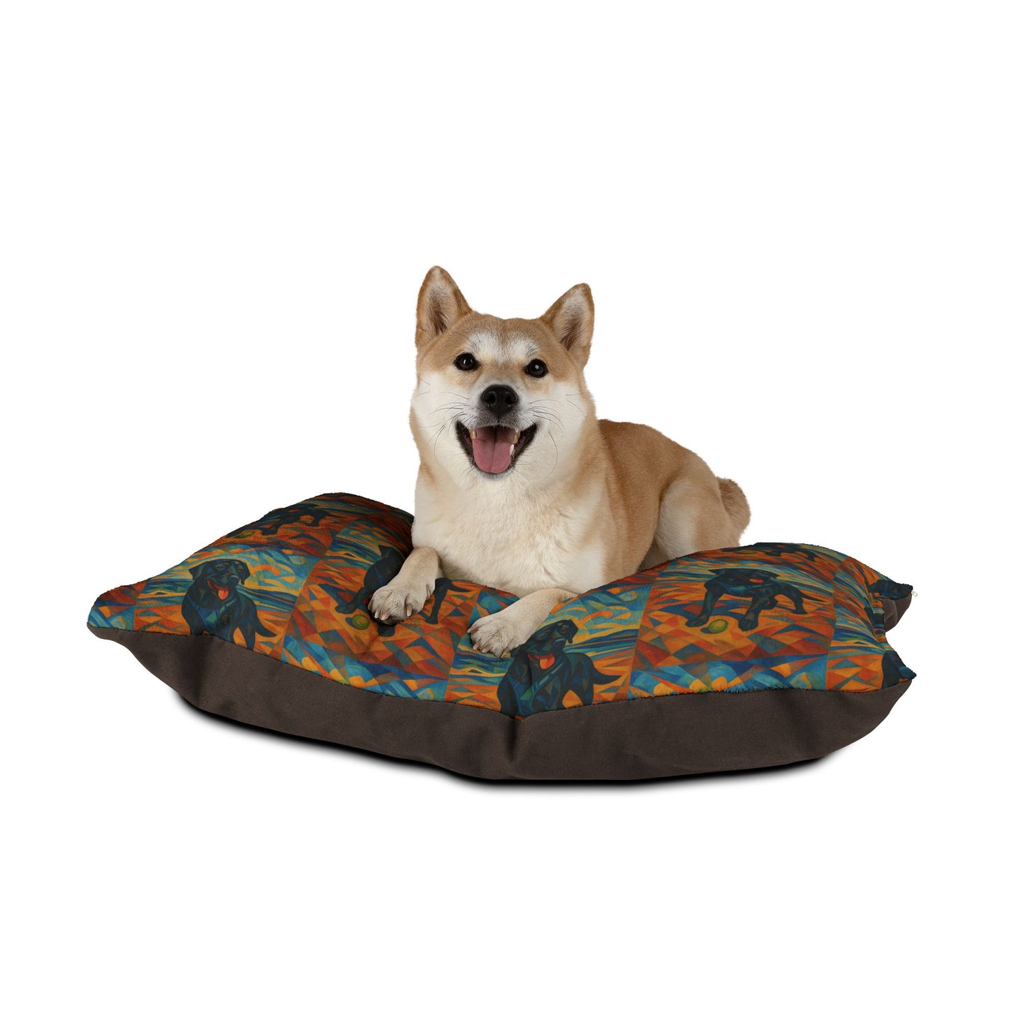 Vibrant Lab-Inspired Pet Bed for Dog Lovers