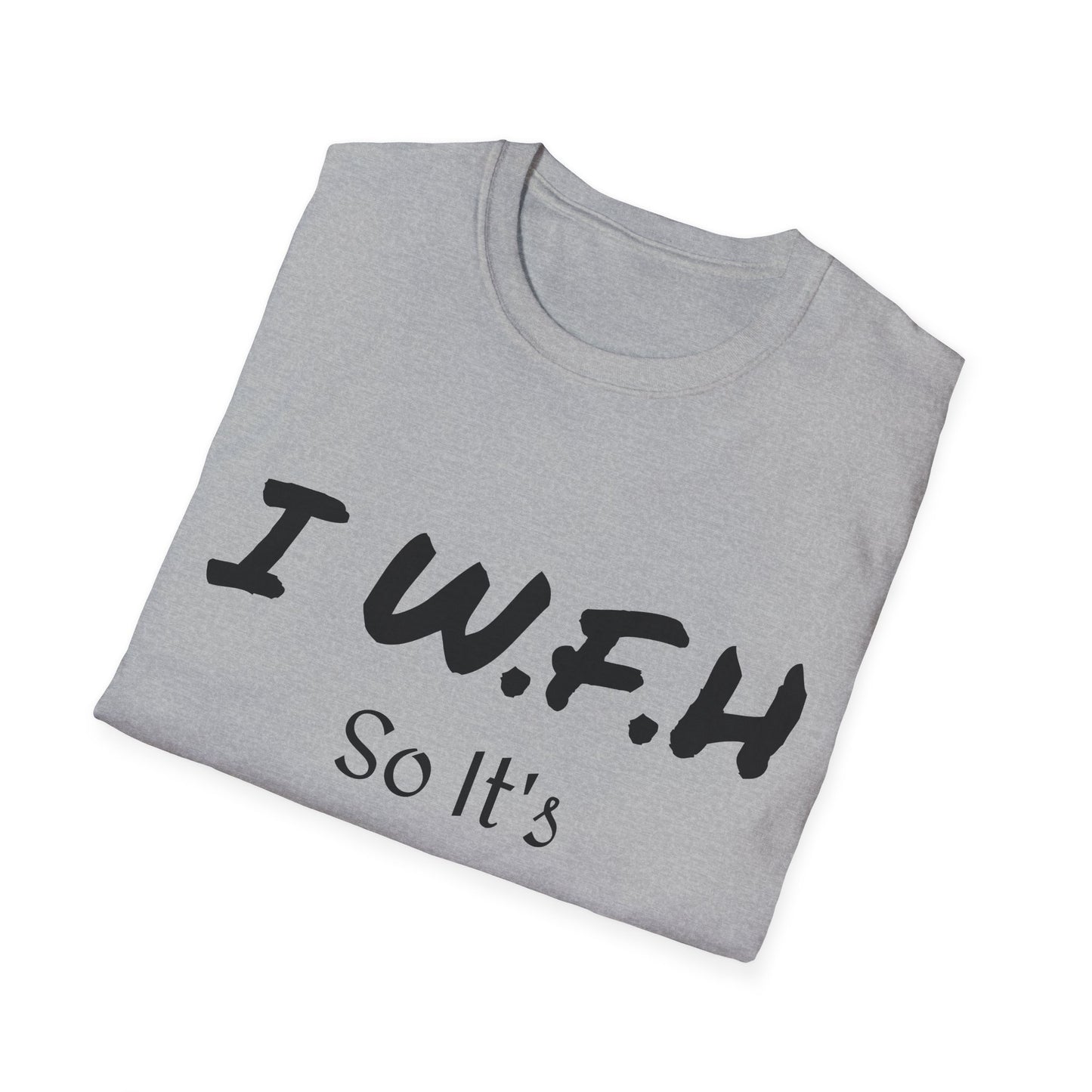 Dog Lover Unisex T-Shirt - W.F.H. 'Bring Your Dog to Work Day'