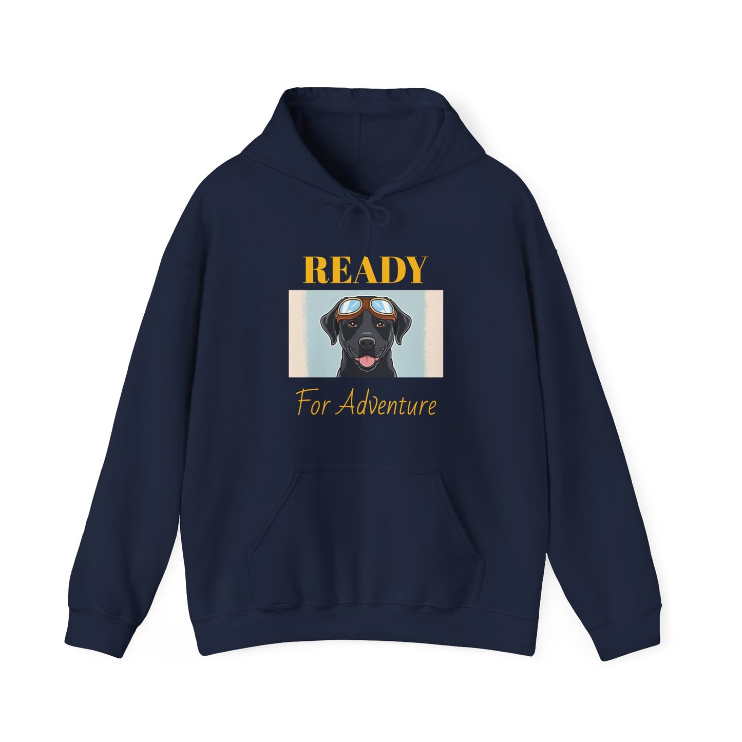 Adventure Ready Dog Hoodie - Unisex Heavy Blend™ Sweatshirt