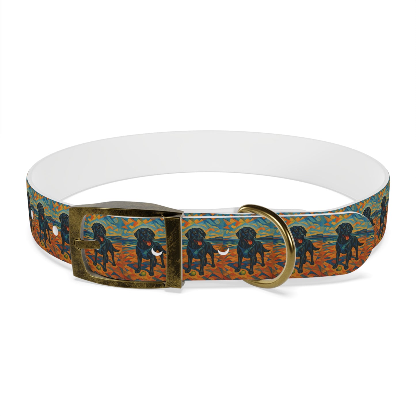 Vibrant Dog Collar with Playful Dog Design | Stylish Pet Accessory