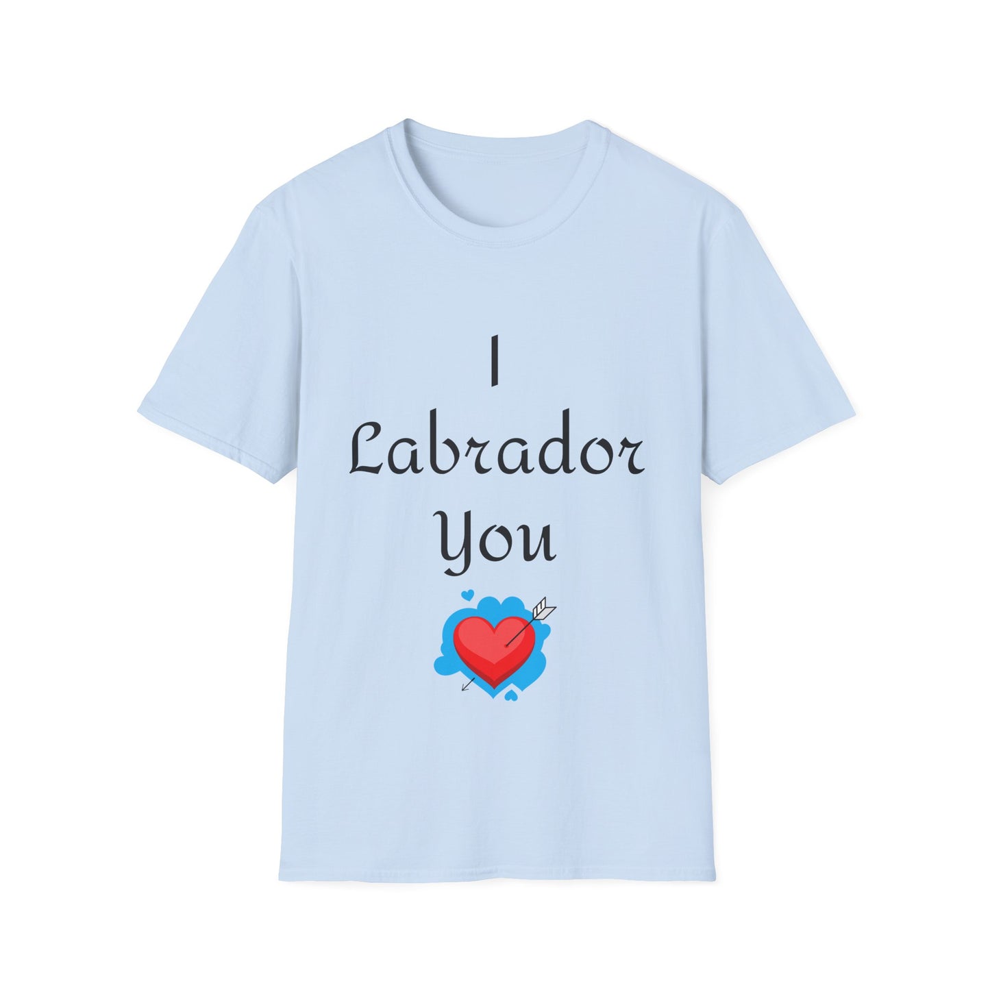 Labrador Love Unisex Softstyle T-Shirt - Cute Pet Owner Tee