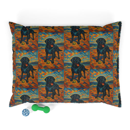 Vibrant Lab-Inspired Pet Bed for Dog Lovers